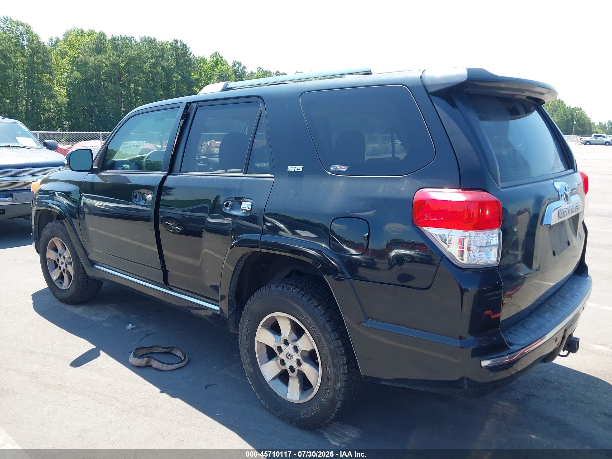 2011 Toyota 4runner Sr5 V6 Black vin: JTEBU5JR5B5065807