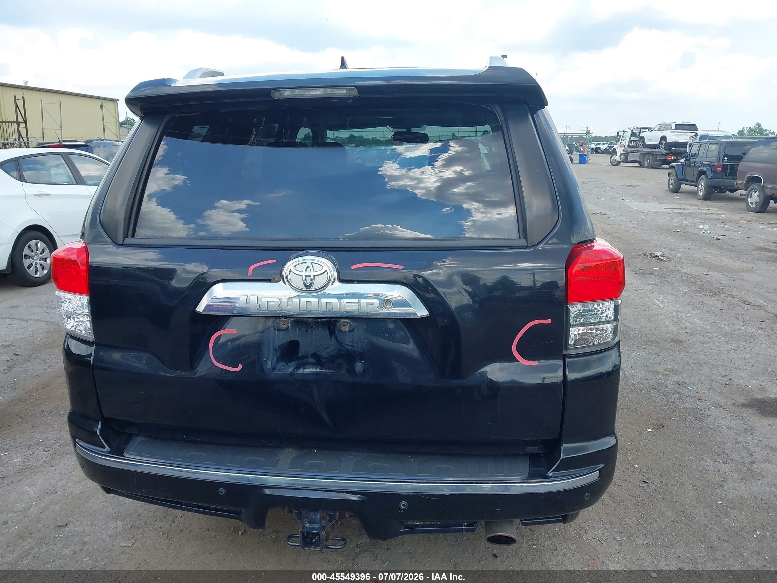 2011 Toyota 4runner Sr5 V6 Black vin: JTEBU5JR5B5075396