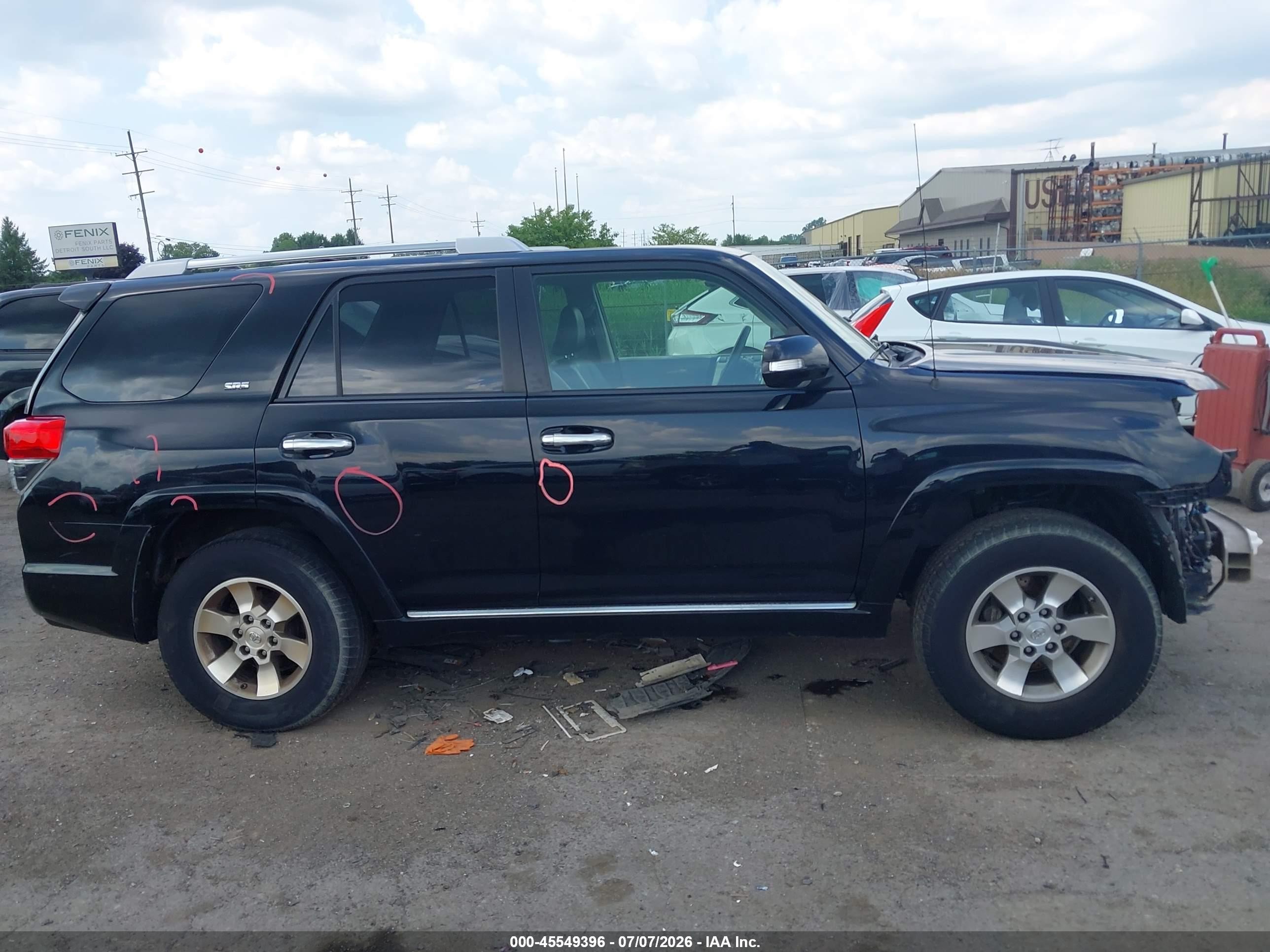 2011 Toyota 4runner Sr5 V6 Black vin: JTEBU5JR5B5075396