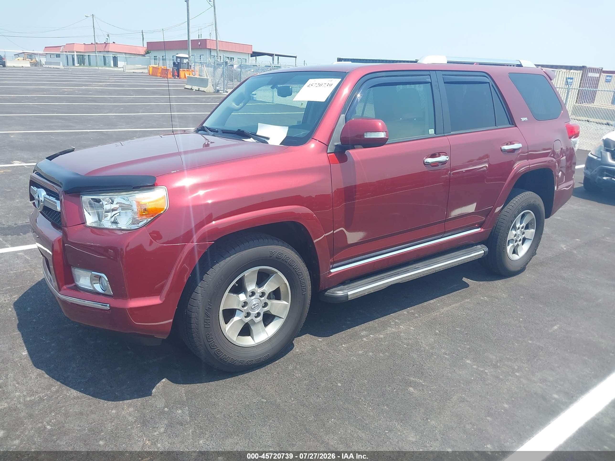 2012 Toyota 4runner Sr5 Maroon vin: JTEBU5JR5C5079983