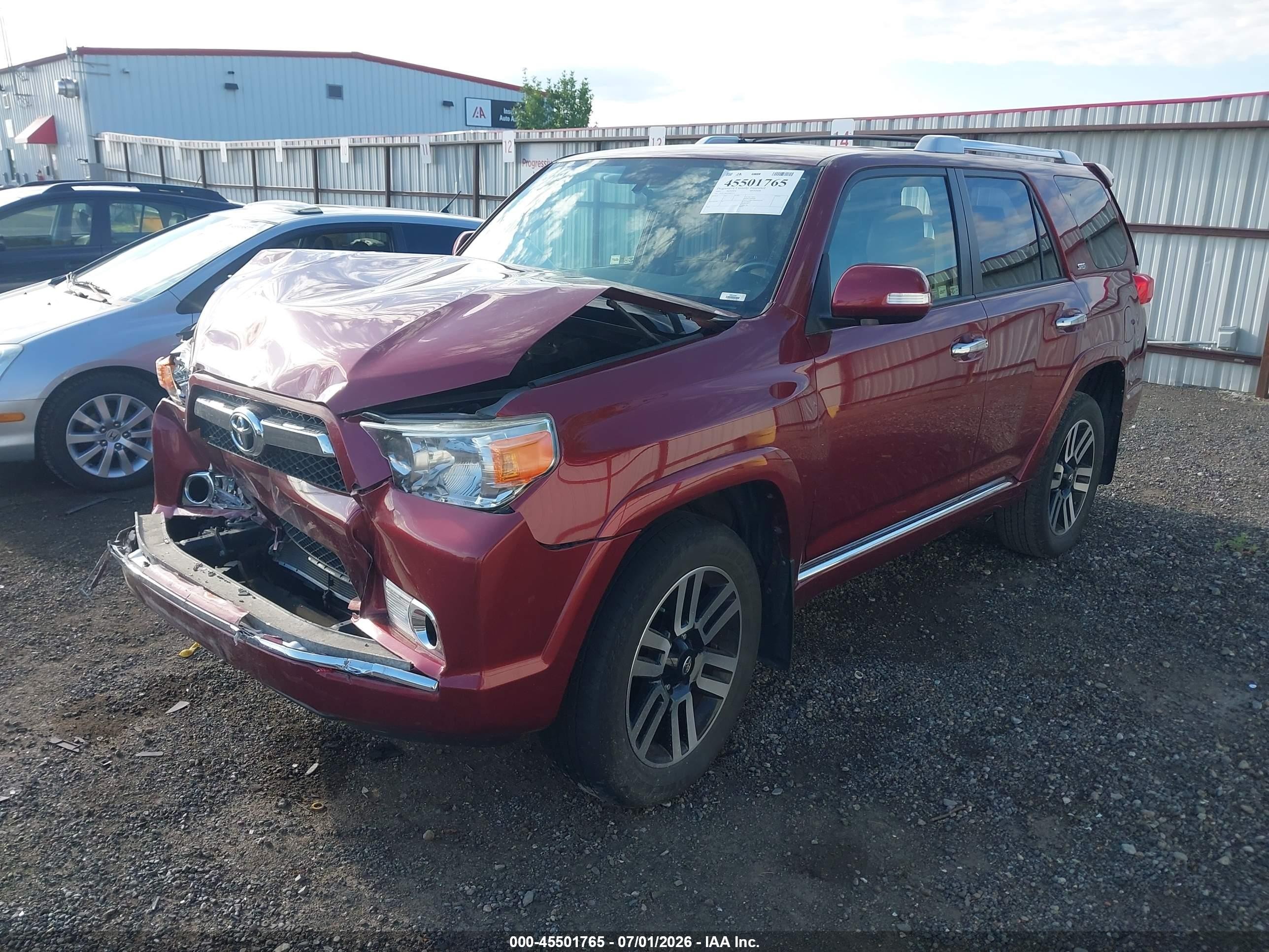 2013 Toyota 4runner Sr5 Red vin: JTEBU5JR5D5120632