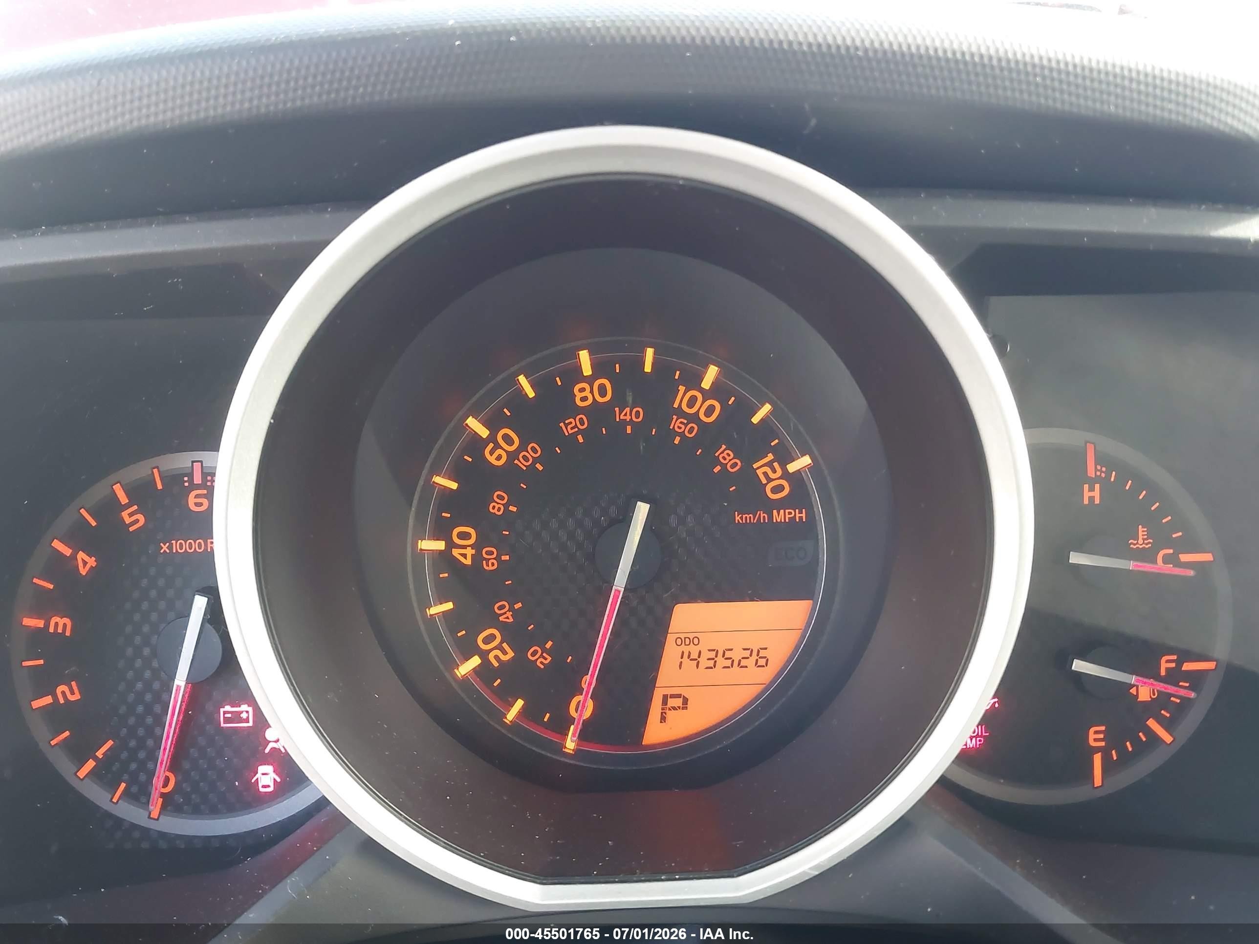 2013 Toyota 4runner Sr5 Red vin: JTEBU5JR5D5120632