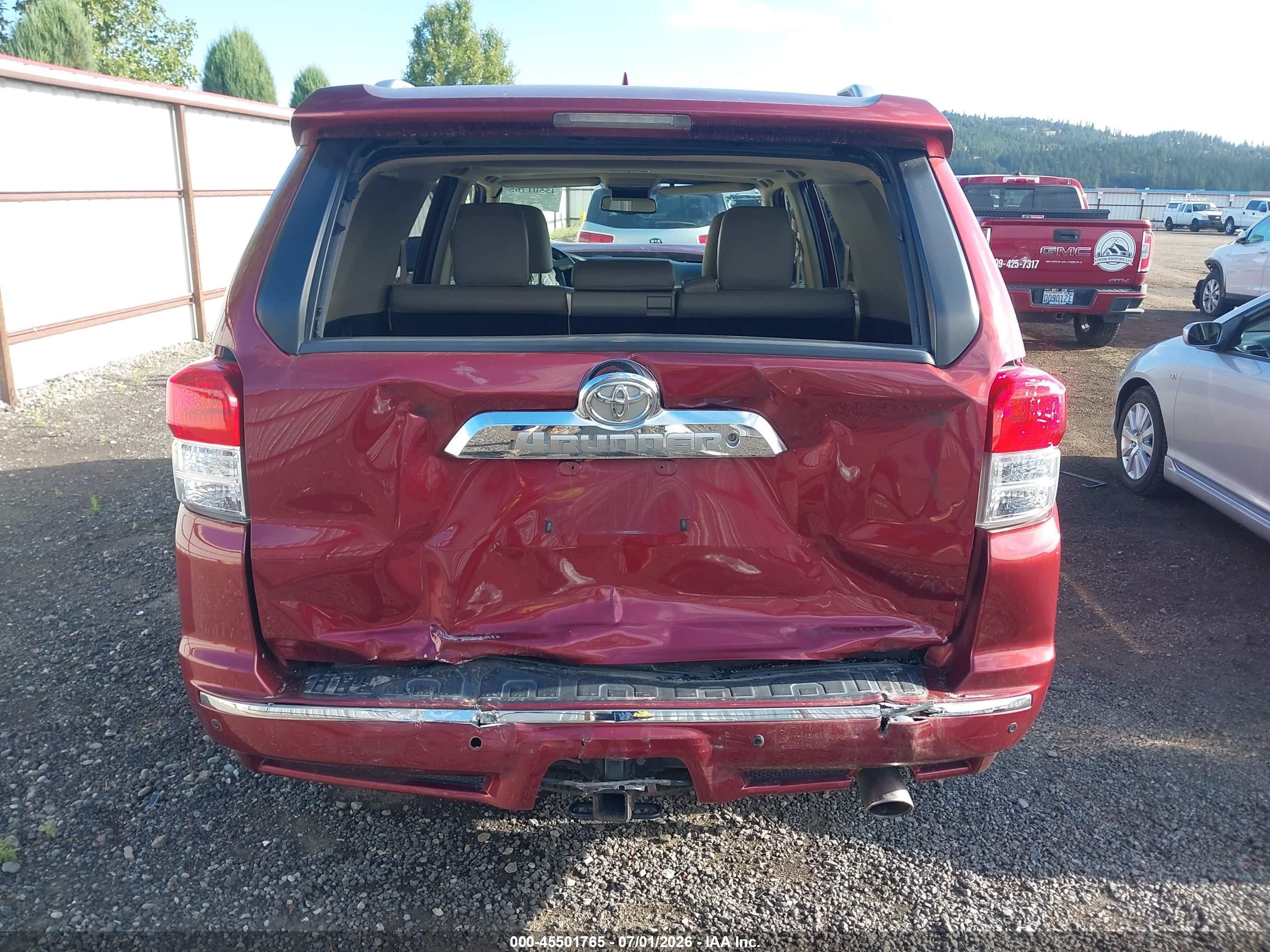 2013 Toyota 4runner Sr5 Red vin: JTEBU5JR5D5120632