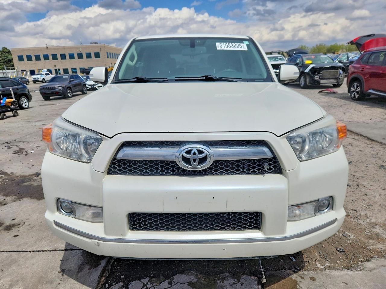 2013 Toyota 4runner Sr5 White vin: JTEBU5JR5D5128519