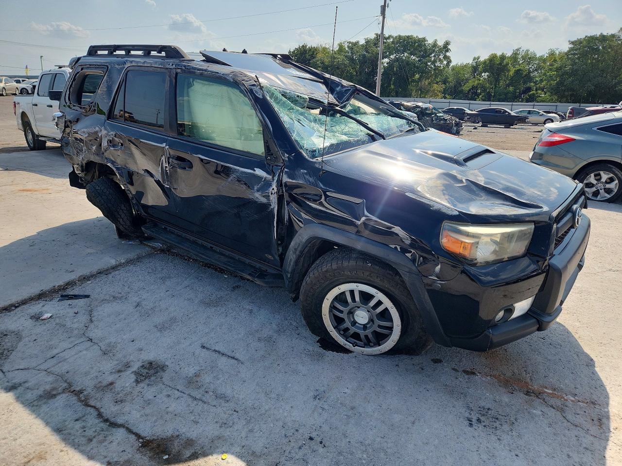 2013 Toyota 4runner Trail Черный vin: JTEBU5JR5D5132487