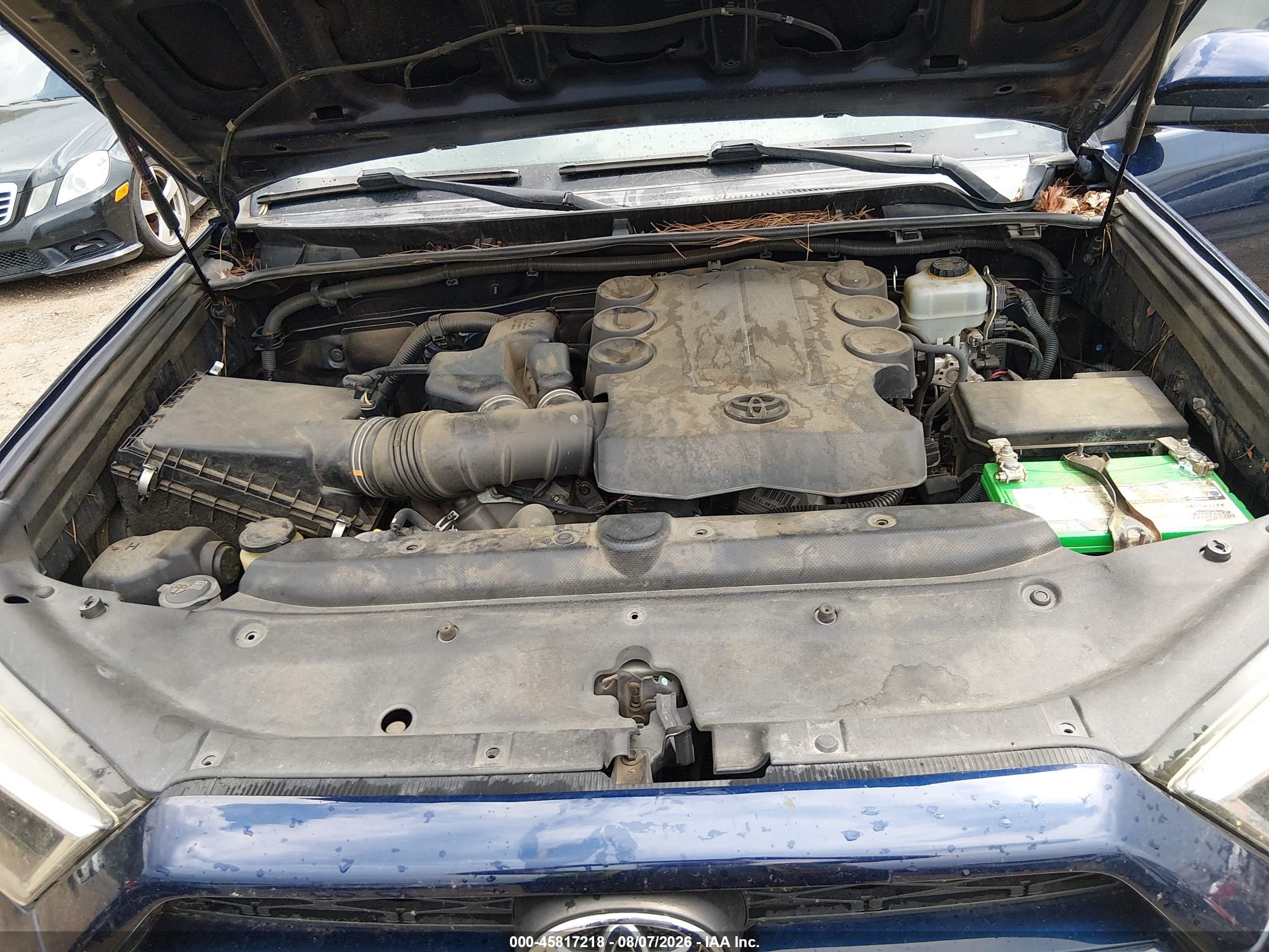 2014 Toyota 4runner Limited Синий vin: JTEBU5JR5E5178970