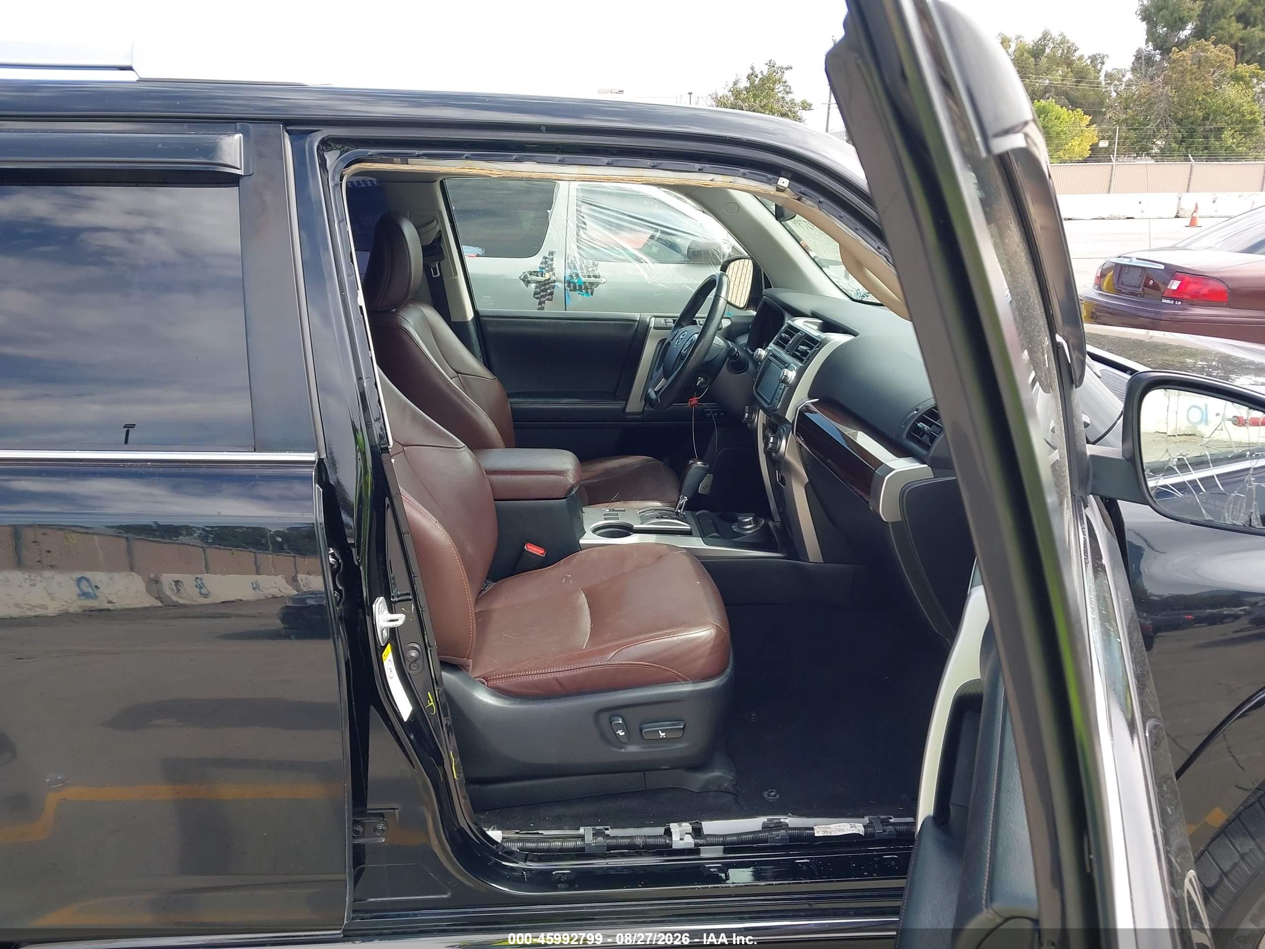2015 Toyota 4runner Limited Black vin: JTEBU5JR5F5209801