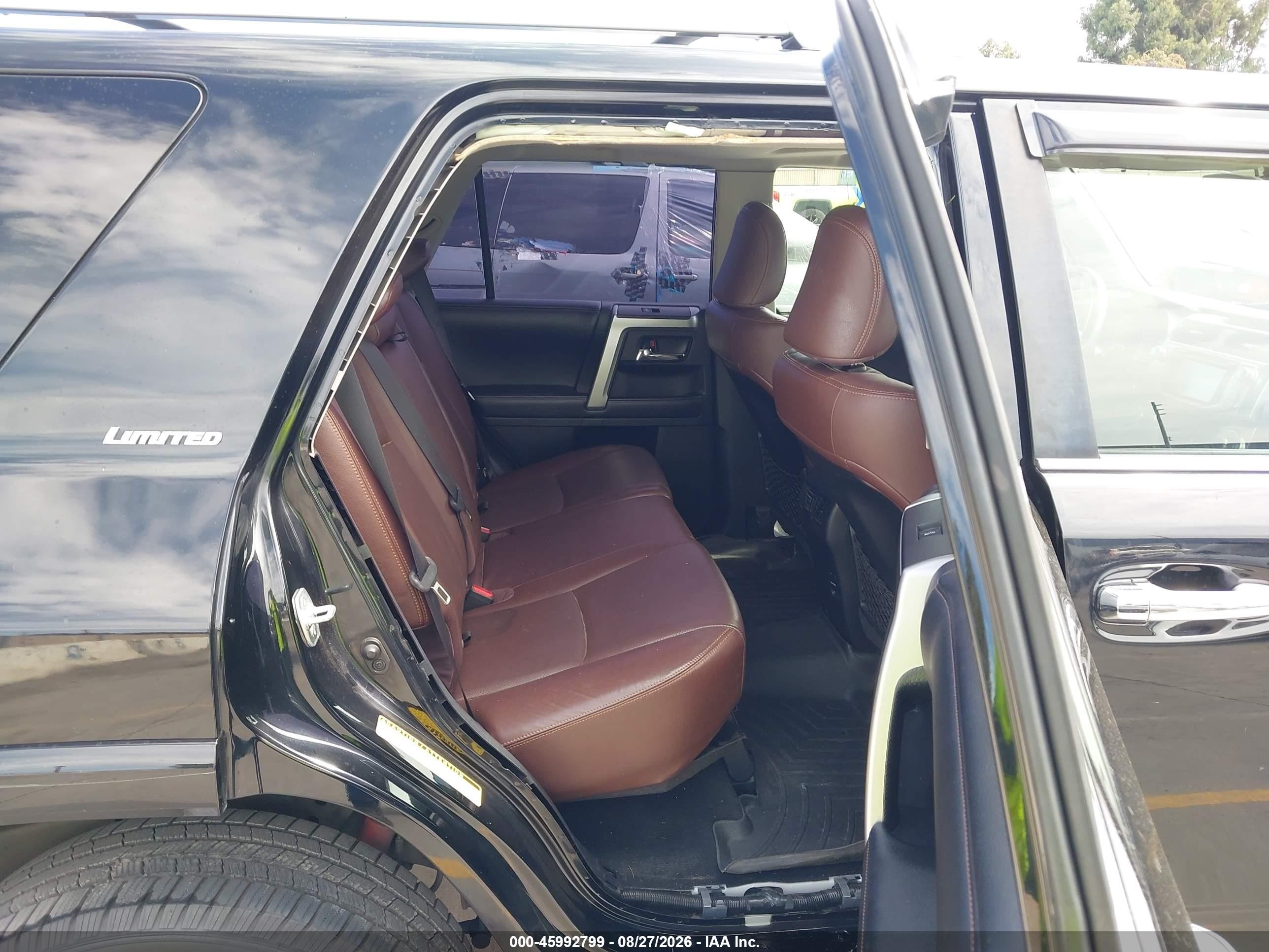 2015 Toyota 4runner Limited Black vin: JTEBU5JR5F5209801