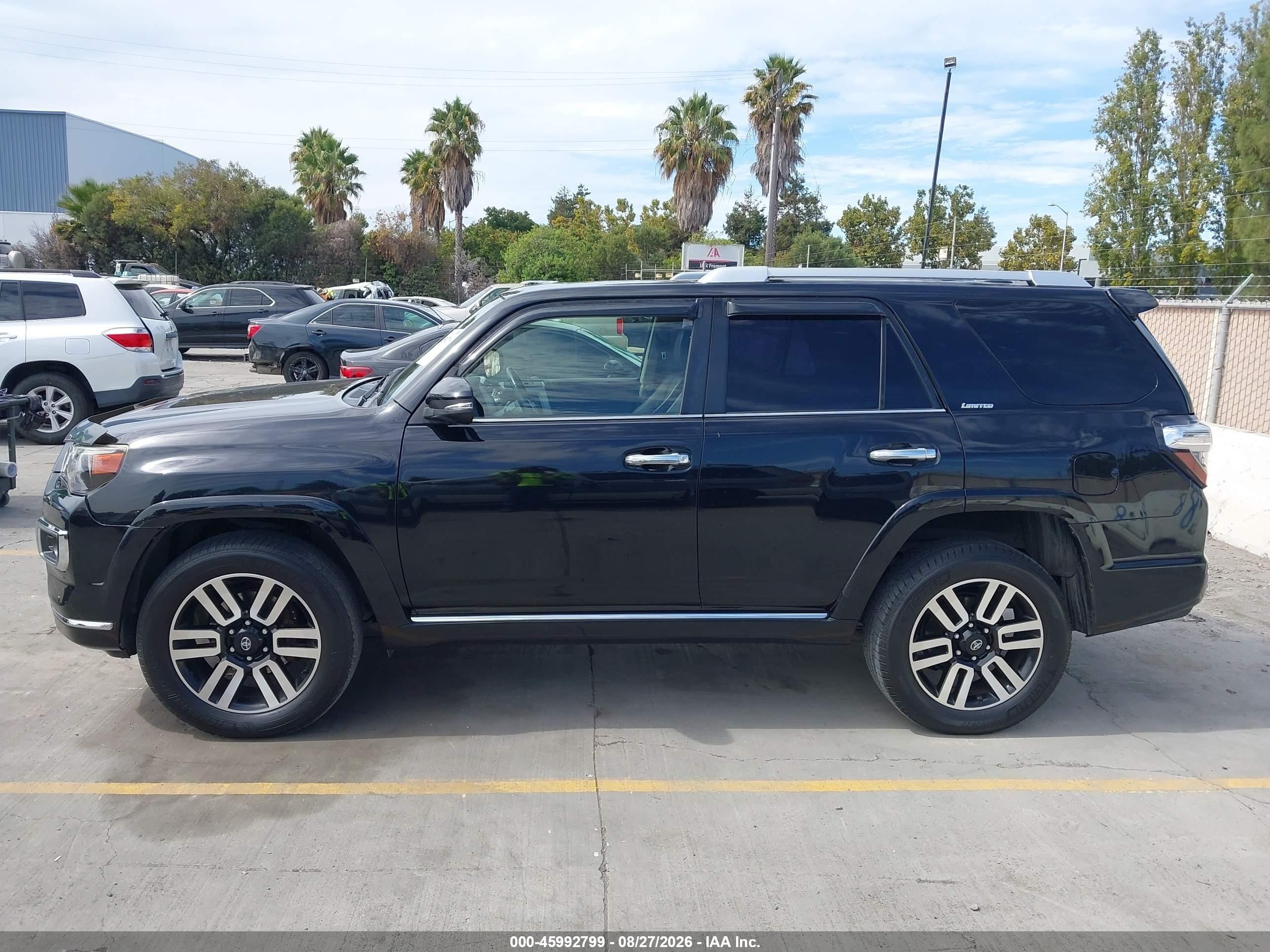 2015 Toyota 4runner Limited Black vin: JTEBU5JR5F5209801