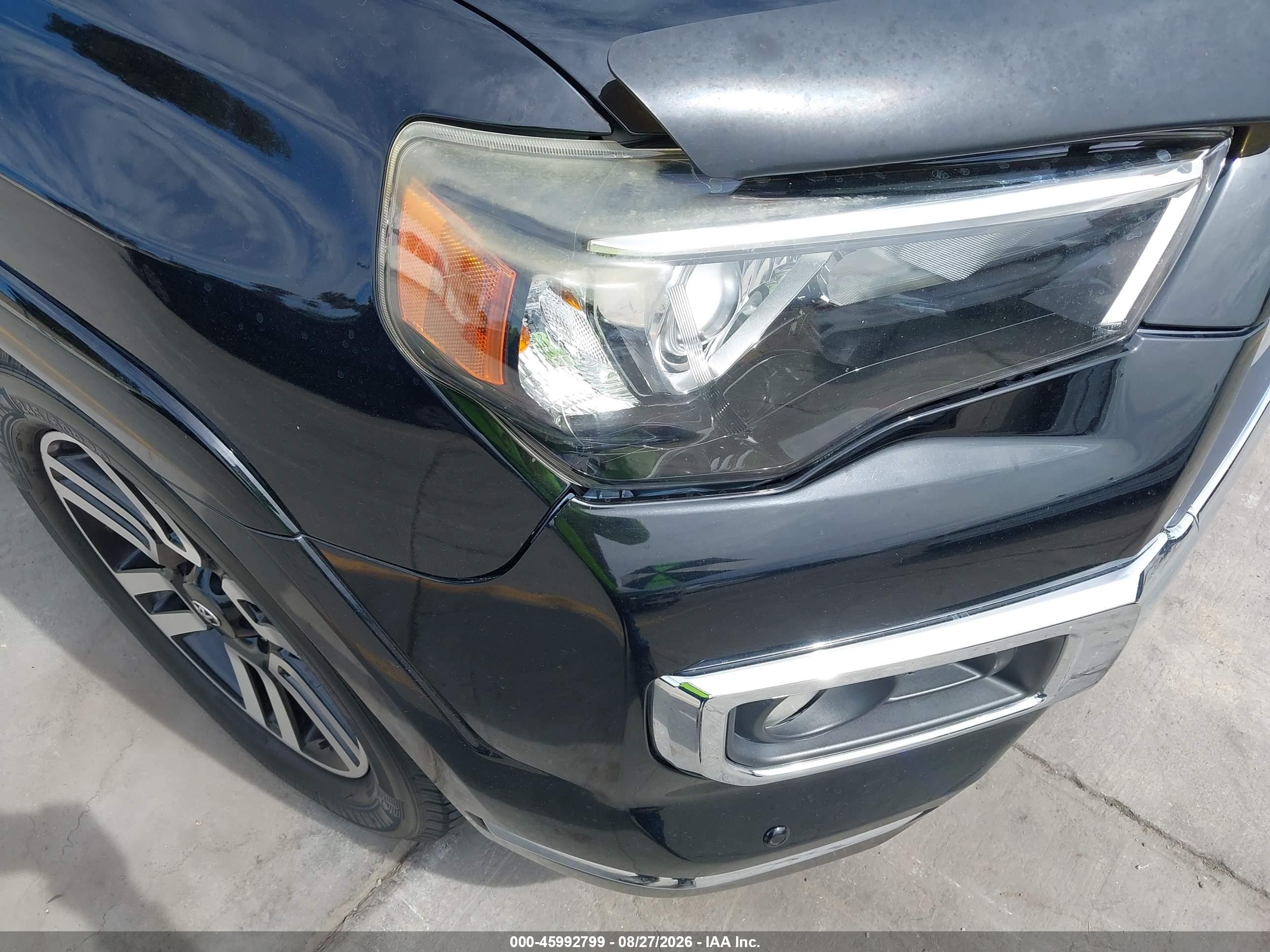2015 Toyota 4runner Limited Black vin: JTEBU5JR5F5209801