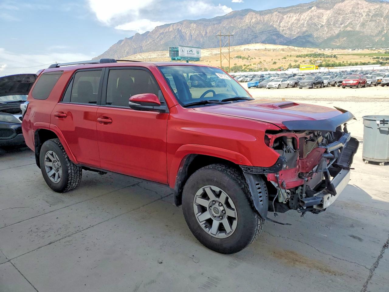 2015 Toyota 4runner Trail Premium Red vin: JTEBU5JR5F5225562