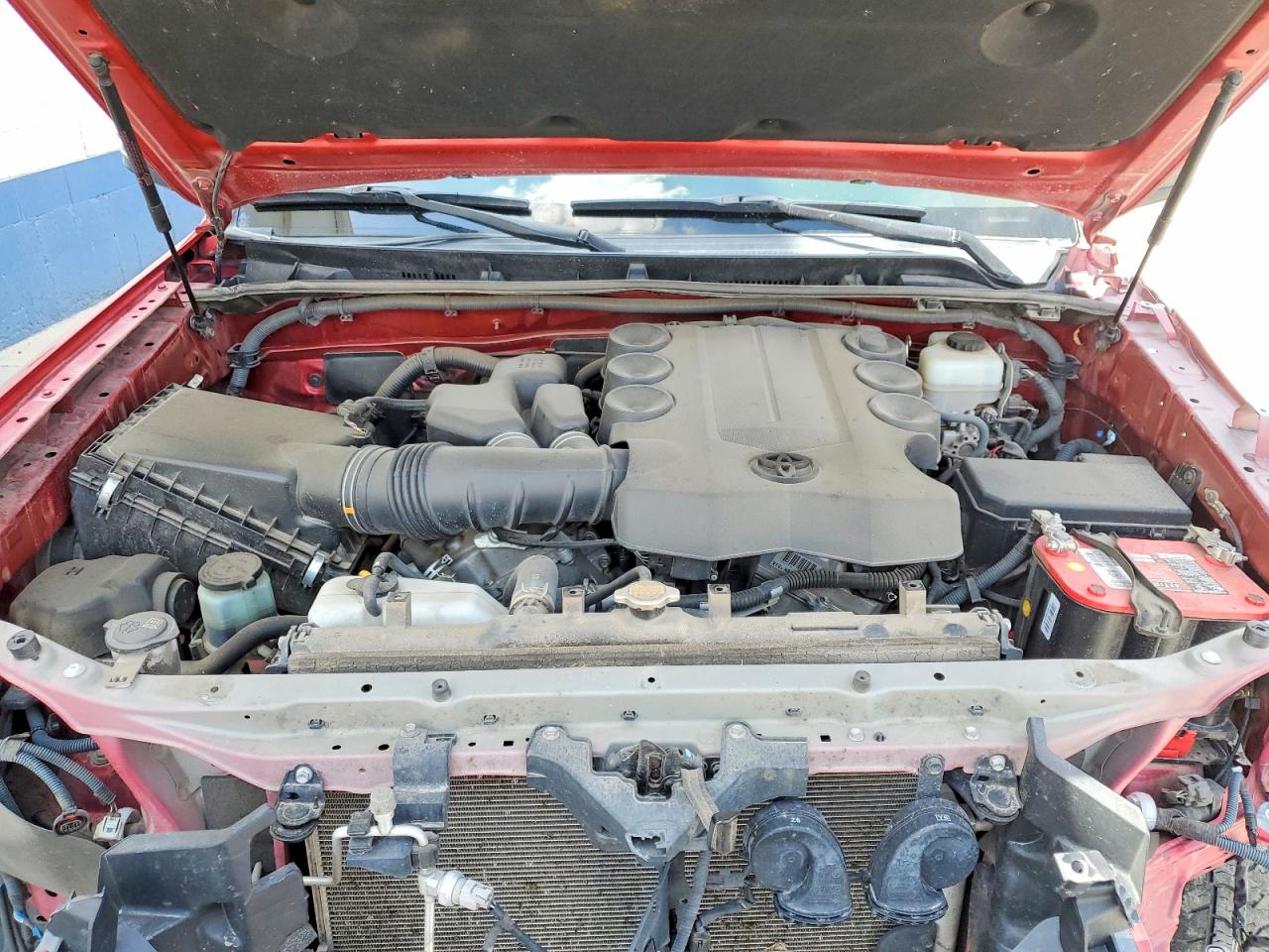 2015 Toyota 4runner Trail Premium Red vin: JTEBU5JR5F5225562