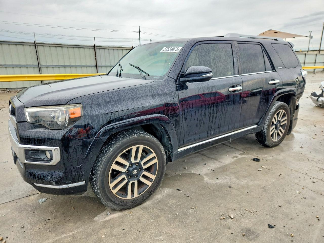 2015 Toyota 4runner Limited Black vin: JTEBU5JR5F5248548