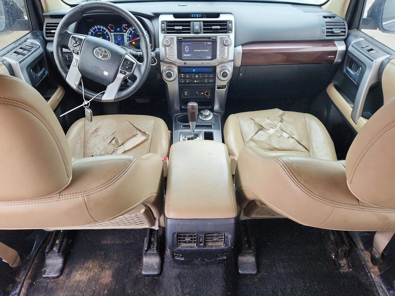 2015 Toyota 4runner Limited Black vin: JTEBU5JR5F5248548