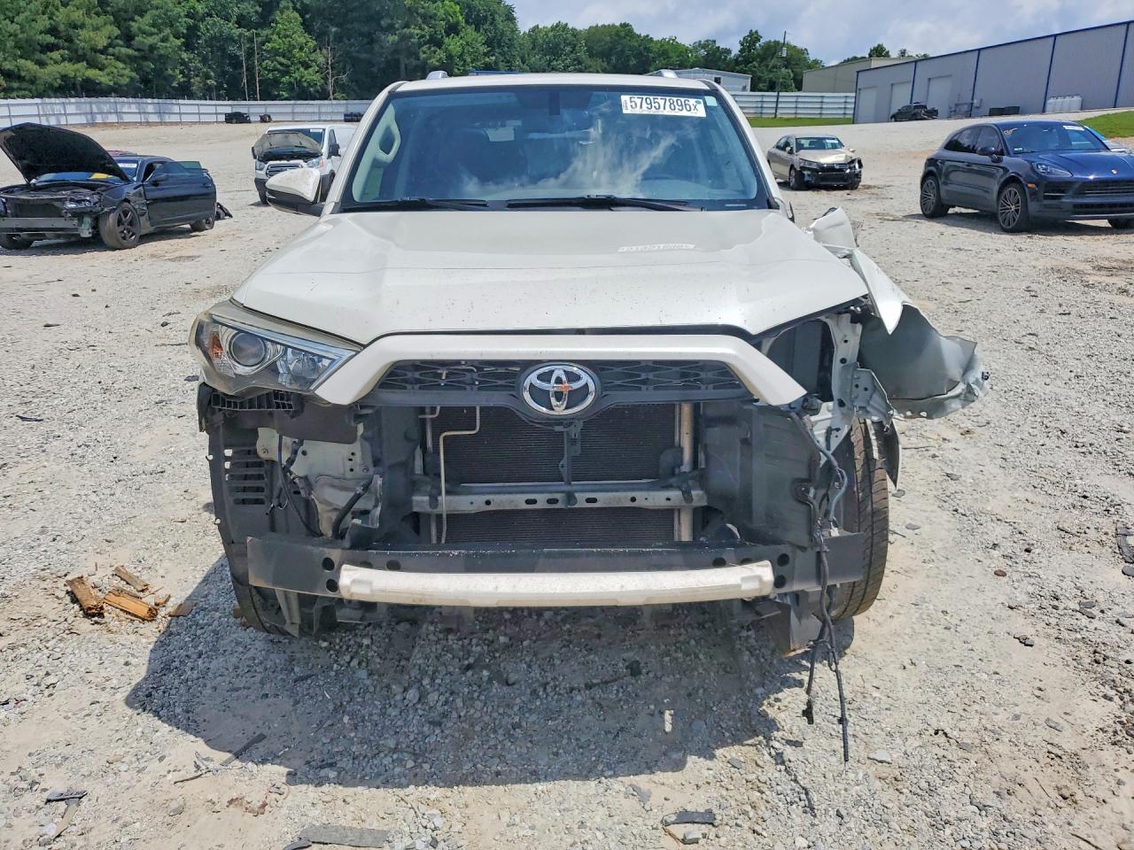 2015 Toyota 4runner Белый vin: JTEBU5JR5F5256925