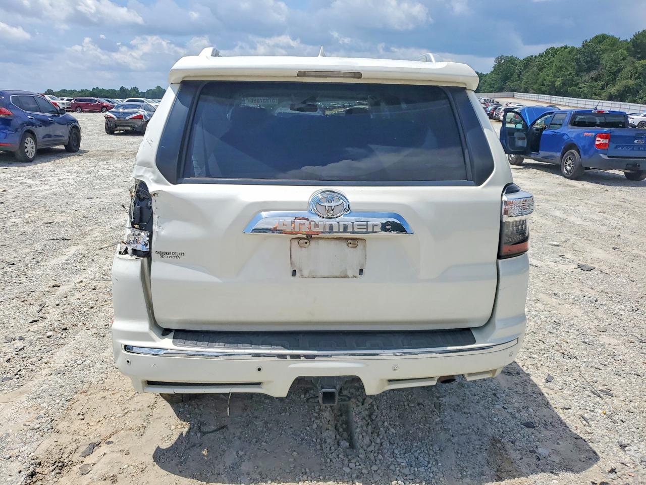 2015 Toyota 4runner Белый vin: JTEBU5JR5F5256925
