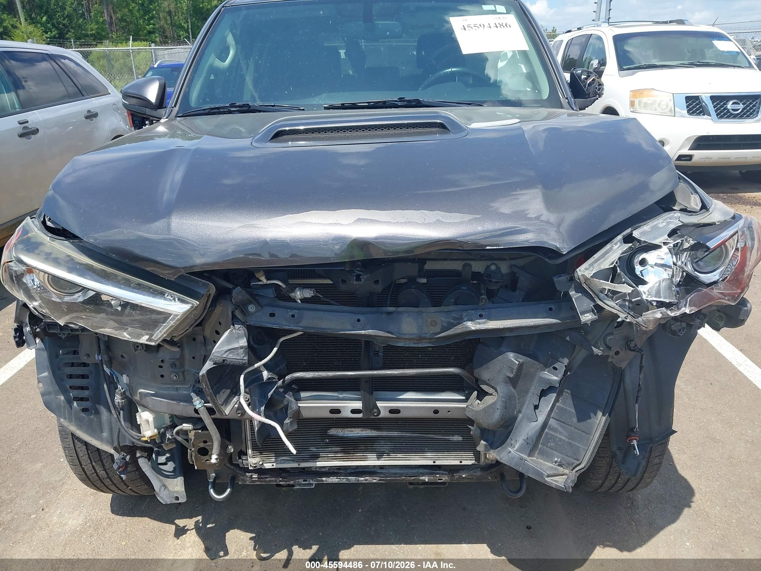2015 Toyota 4runner Trail Premium Gray vin: JTEBU5JR5F5271246
