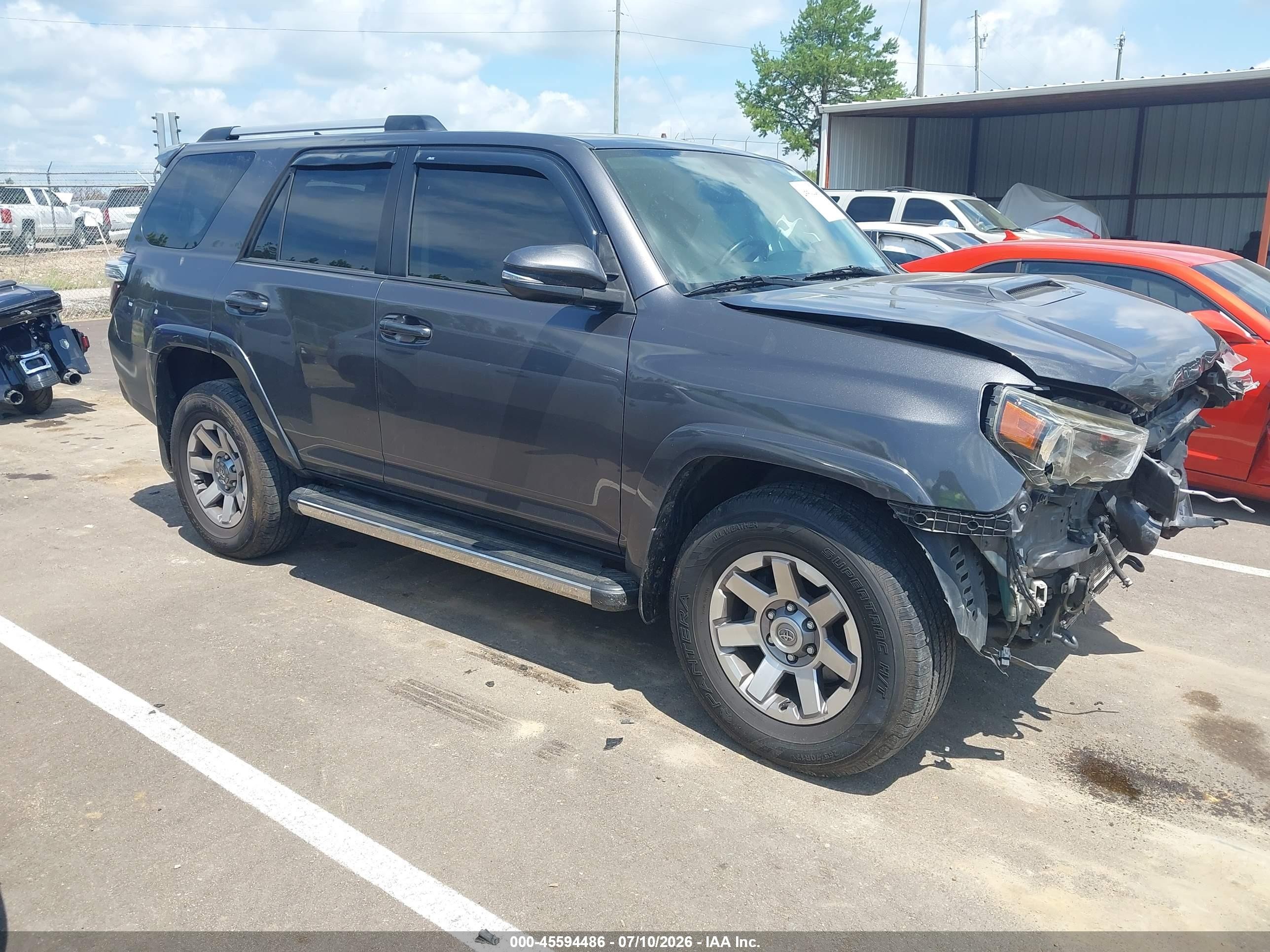 2015 Toyota 4runner Trail Premium Gray vin: JTEBU5JR5F5271246