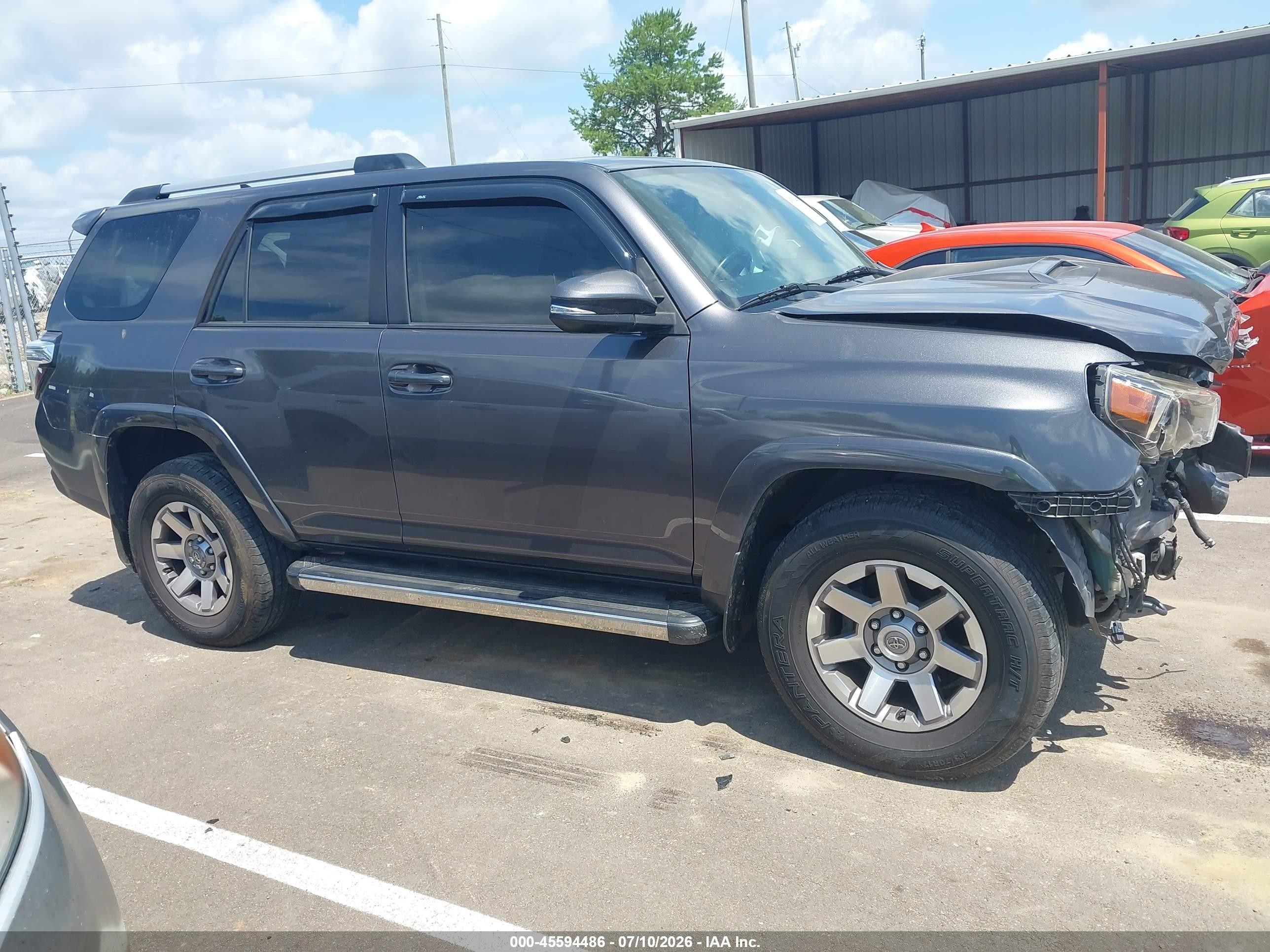 2015 Toyota 4runner Trail Premium Gray vin: JTEBU5JR5F5271246
