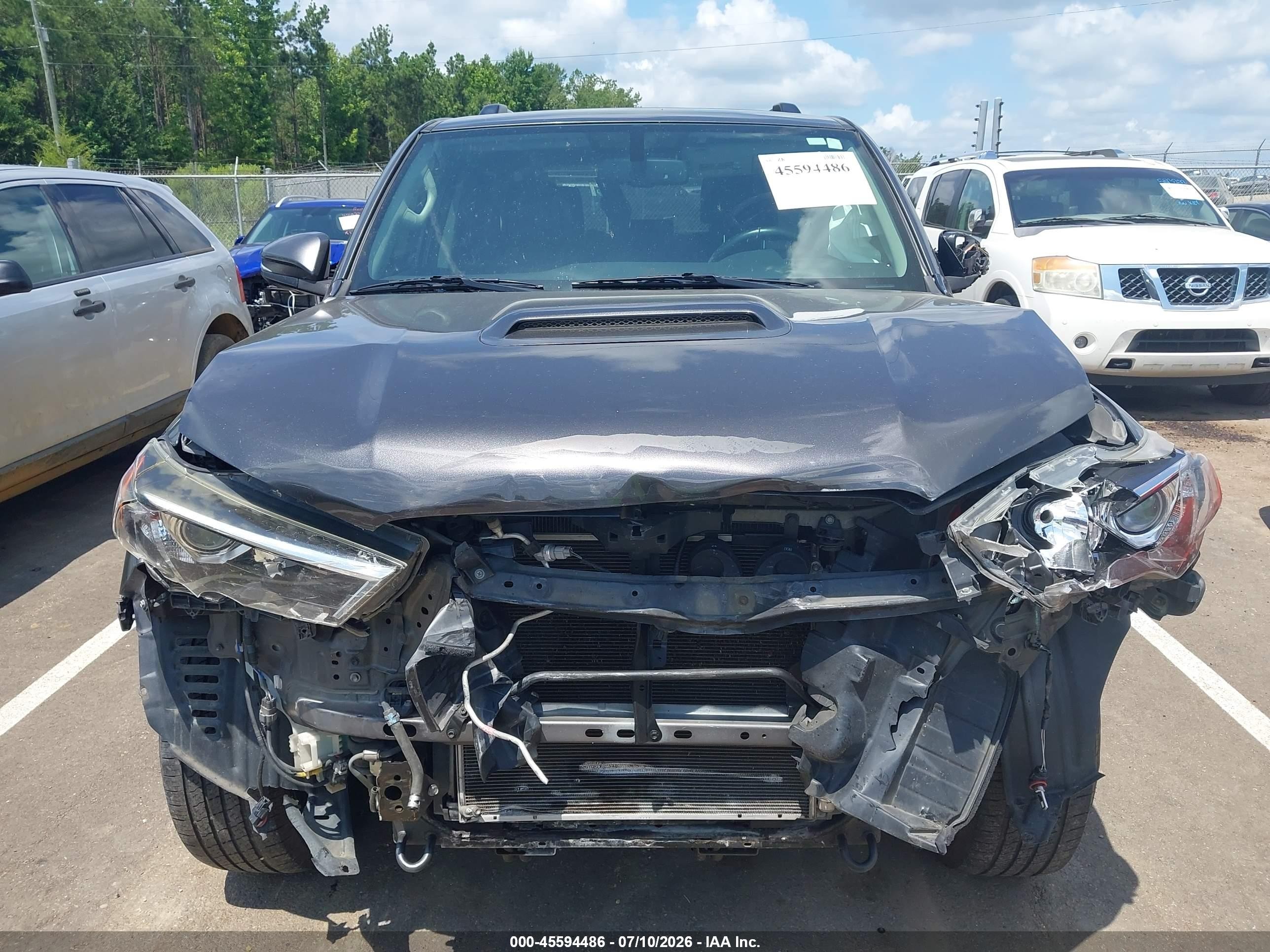 2015 Toyota 4runner Trail Premium Gray vin: JTEBU5JR5F5271246