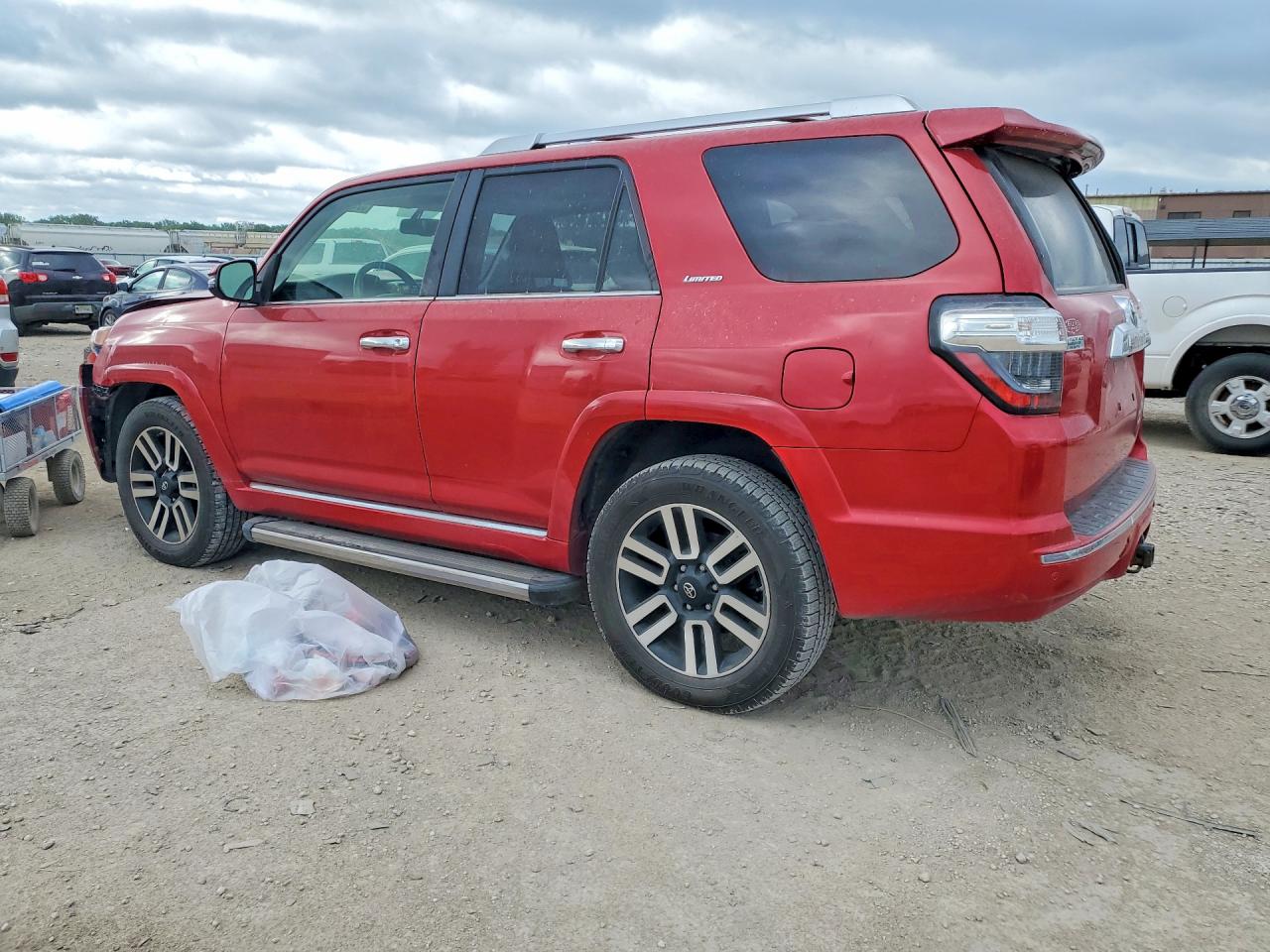 2015 Toyota 4runner Limited Red vin: JTEBU5JR5F5271764