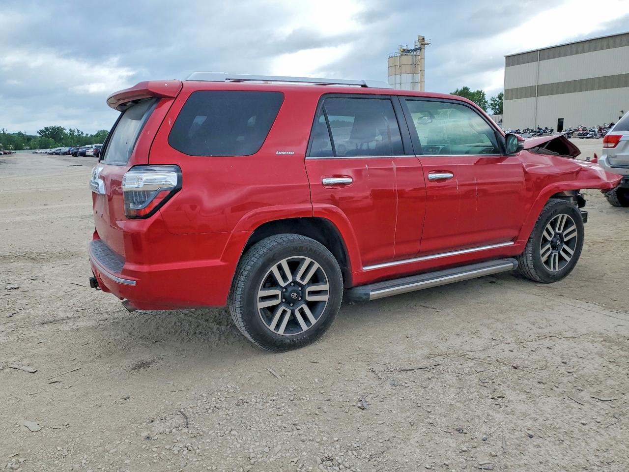 2015 Toyota 4runner Limited Red vin: JTEBU5JR5F5271764