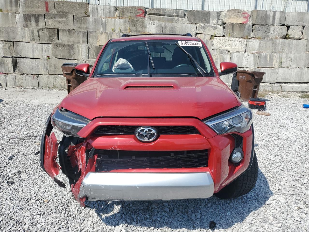 2018 Toyota 4runner Sr5/sr5 Premium Красный vin: JTEBU5JR5J5577131