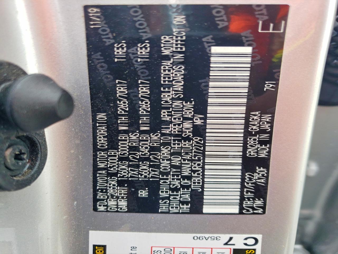 2020 Toyota 4runner Trd Off-road Silver vin: JTEBU5JR5L5772729
