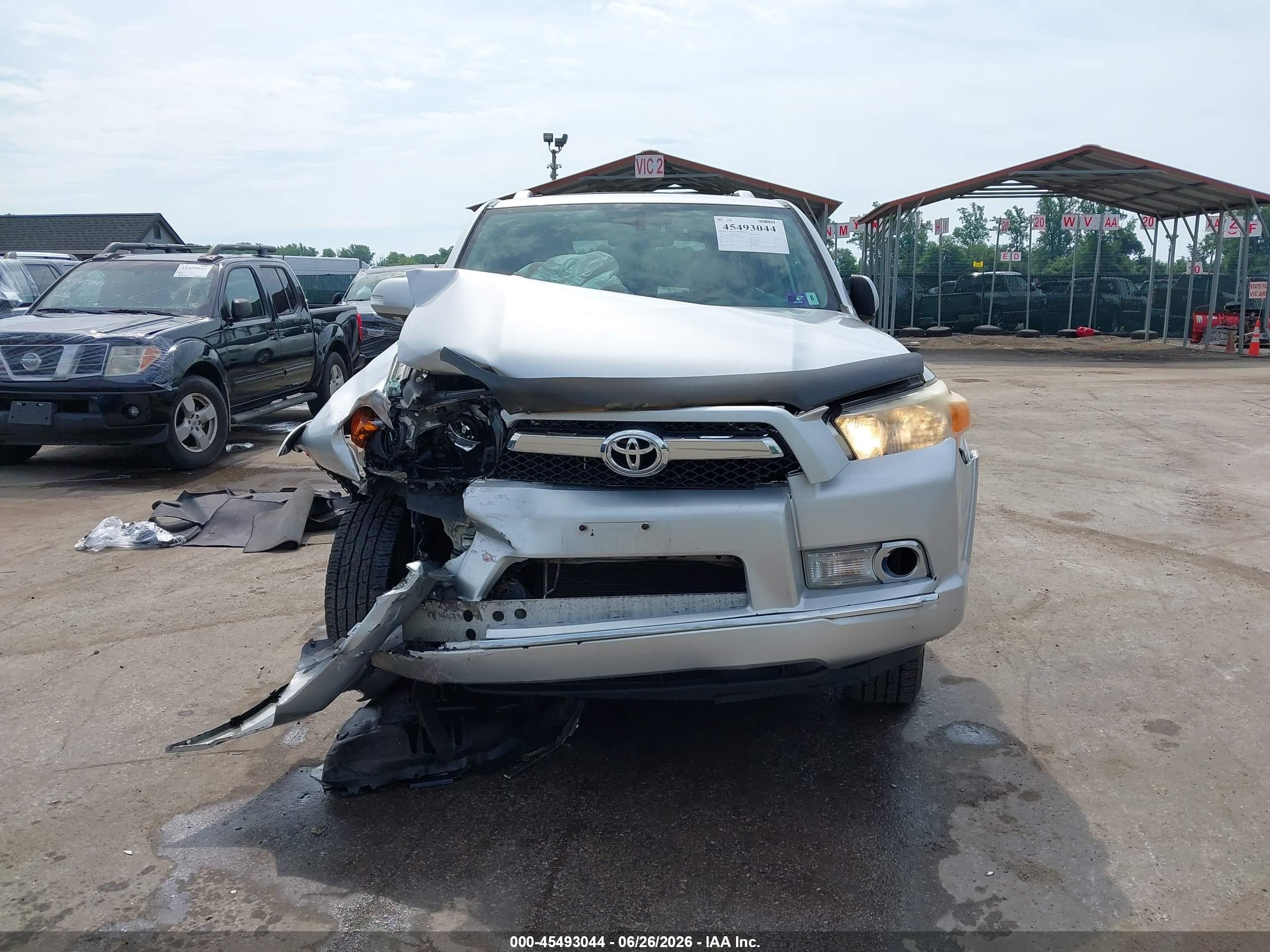 2011 Toyota 4runner Limited V6 Silver vin: JTEBU5JR6B5036896
