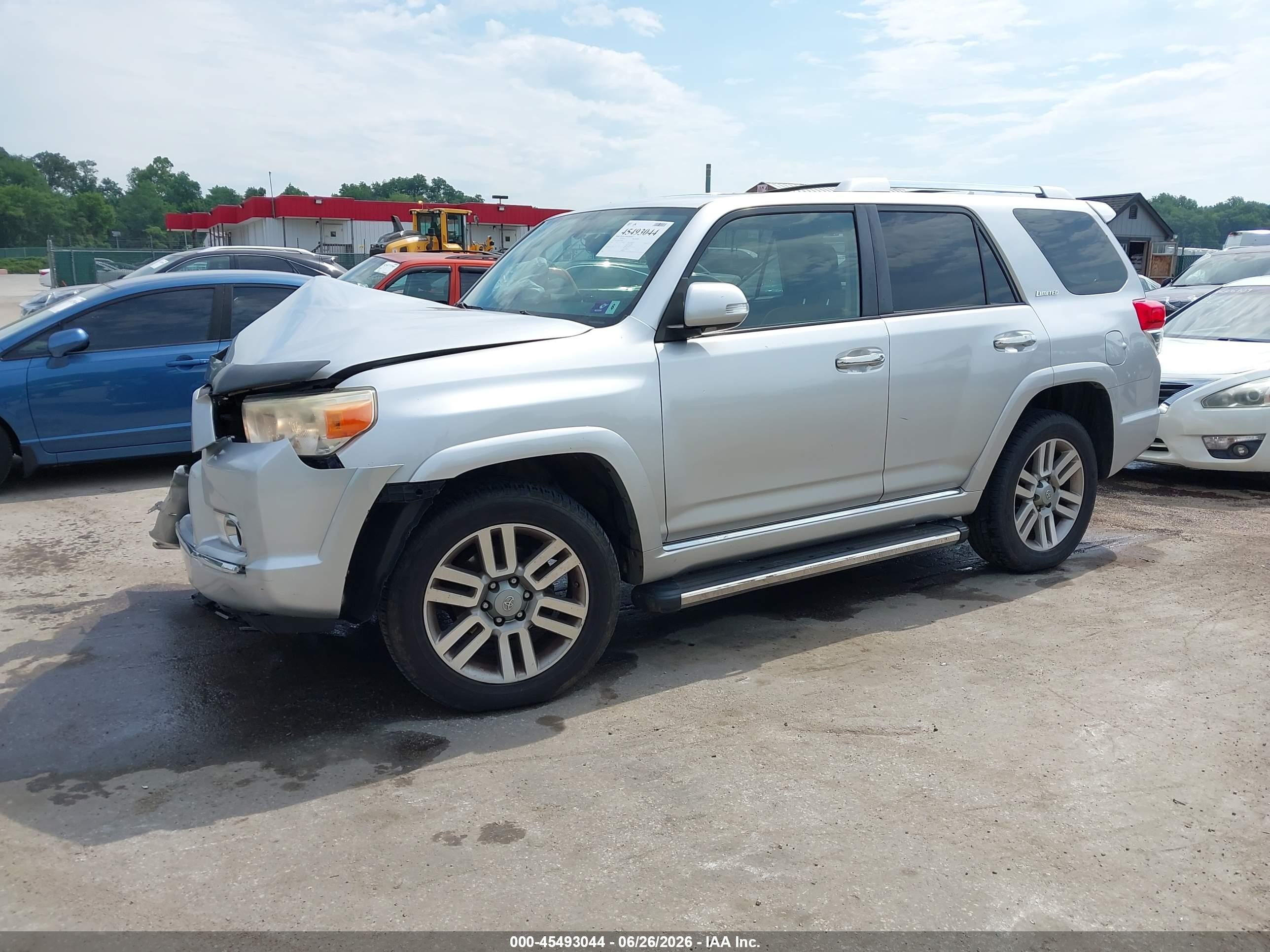 2011 Toyota 4runner Limited V6 Silver vin: JTEBU5JR6B5036896