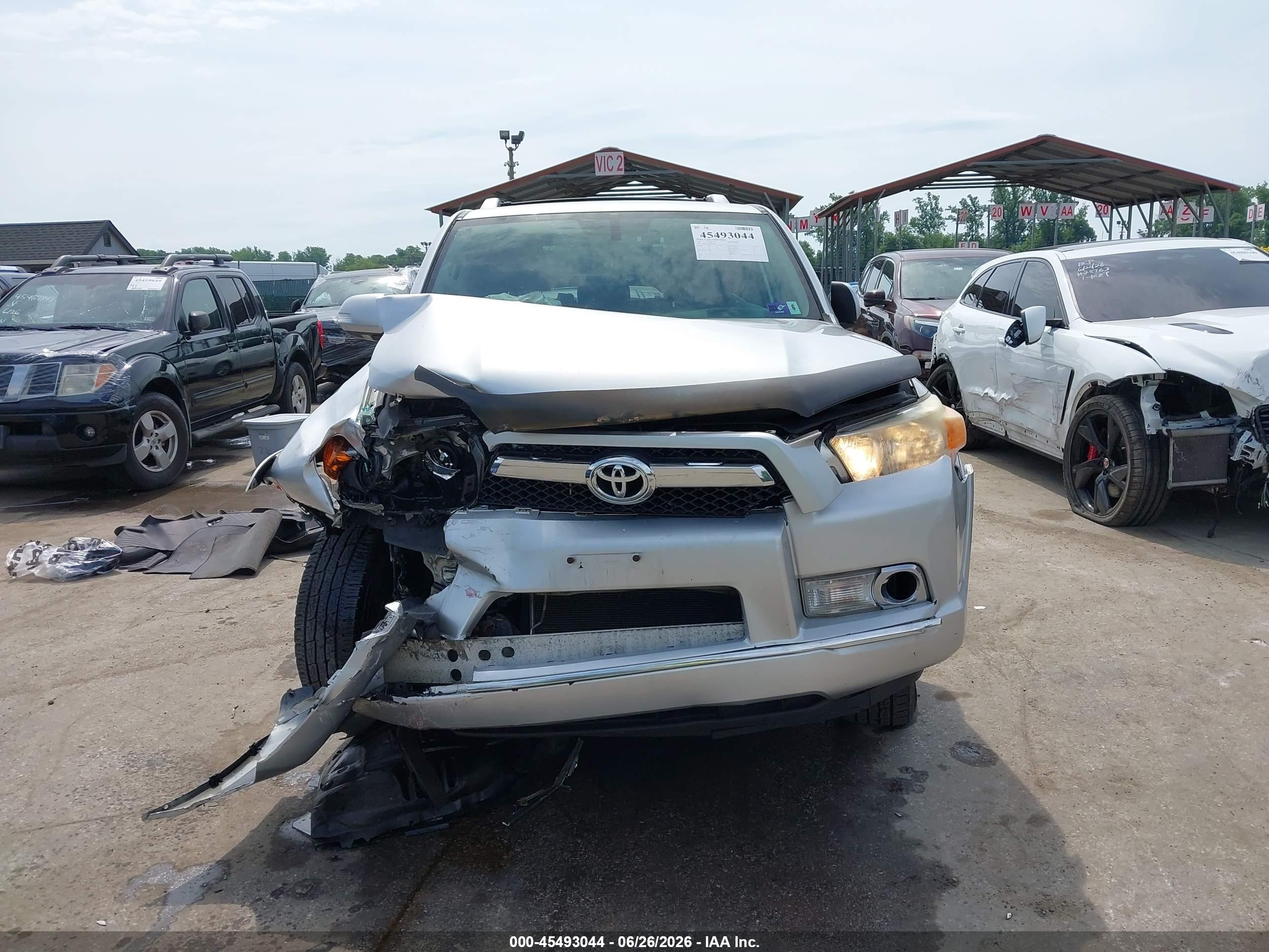 2011 Toyota 4runner Limited V6 Silver vin: JTEBU5JR6B5036896