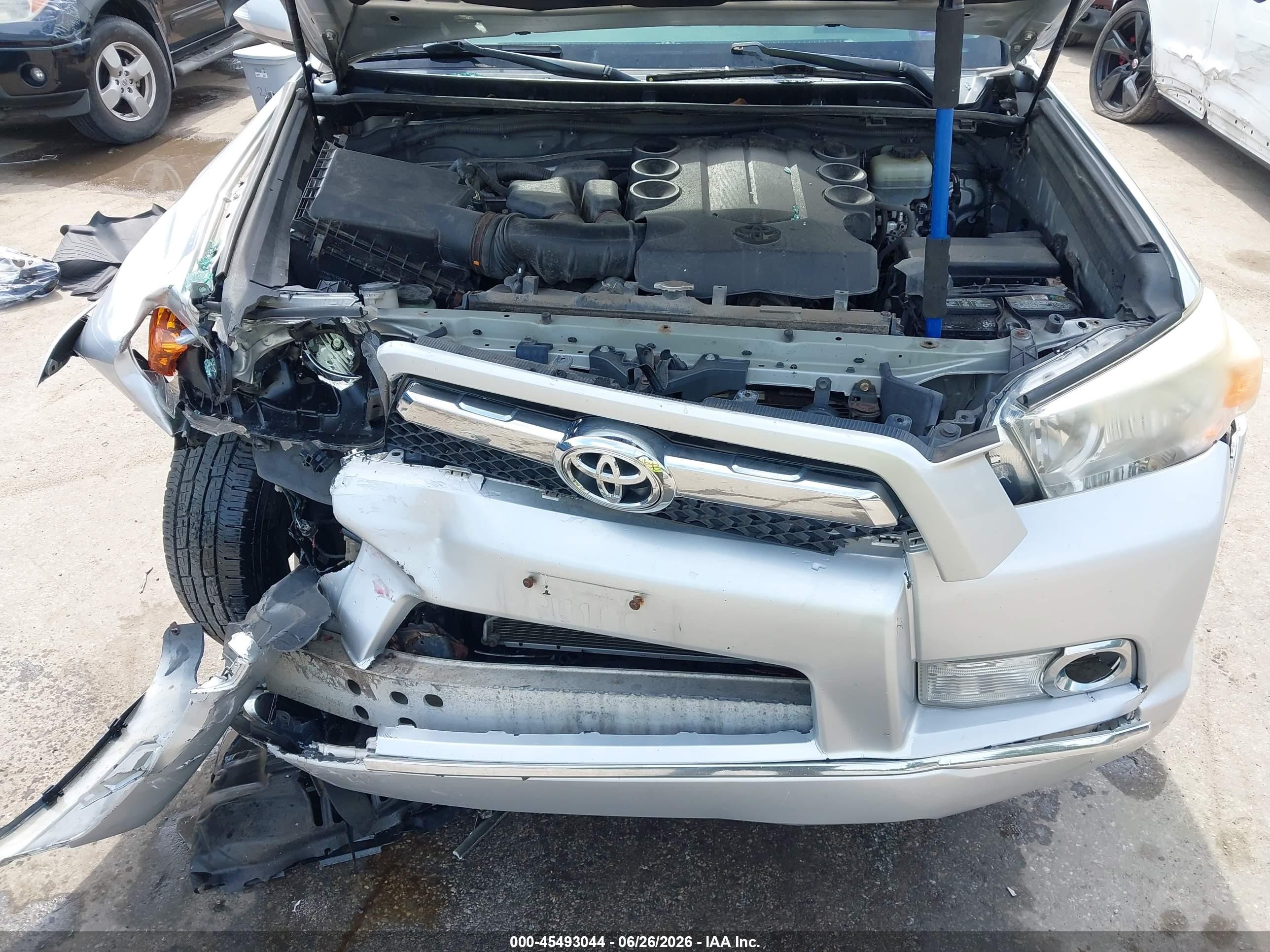 2011 Toyota 4runner Limited V6 Silver vin: JTEBU5JR6B5036896