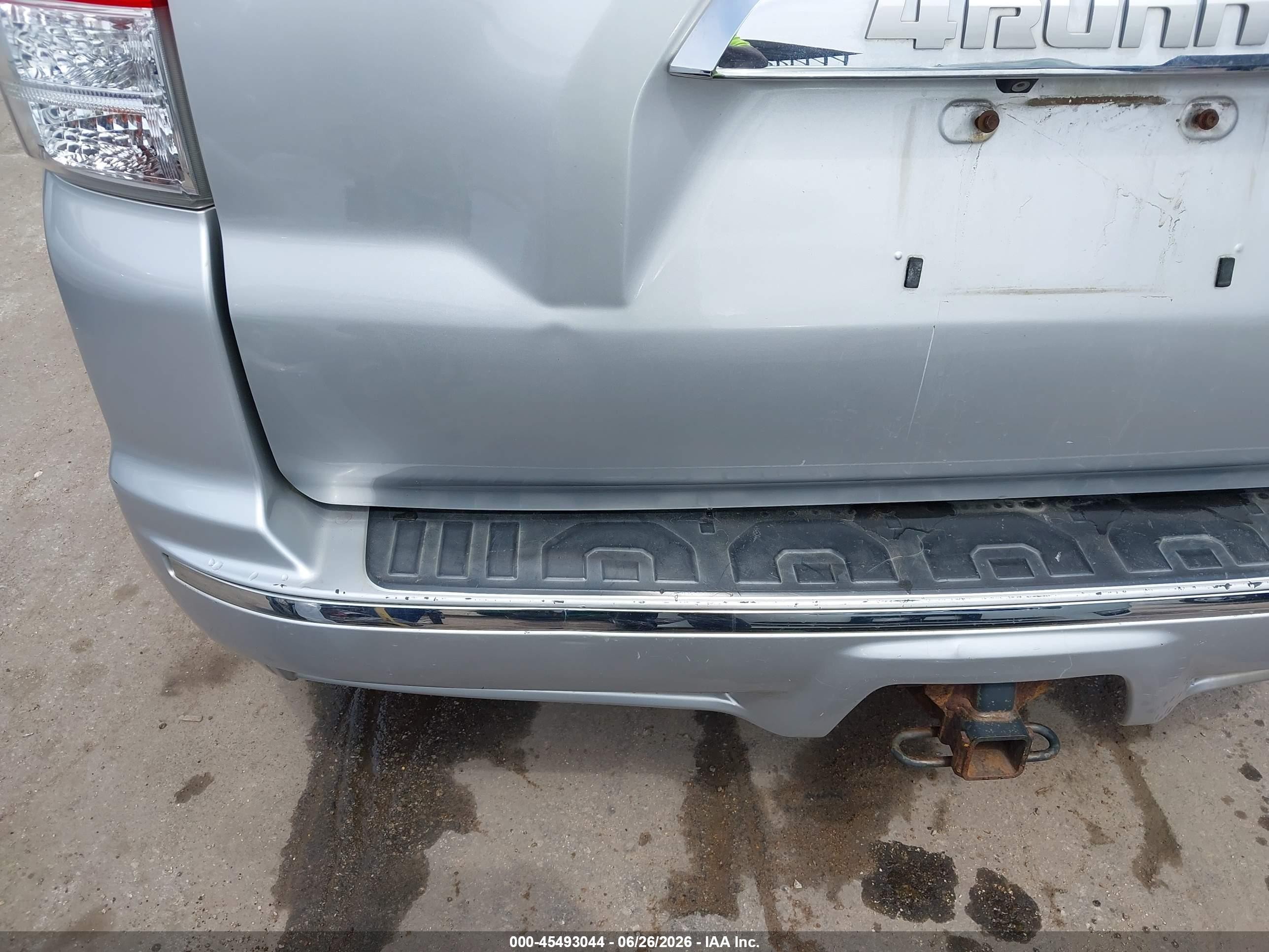 2011 Toyota 4runner Limited V6 Silver vin: JTEBU5JR6B5036896