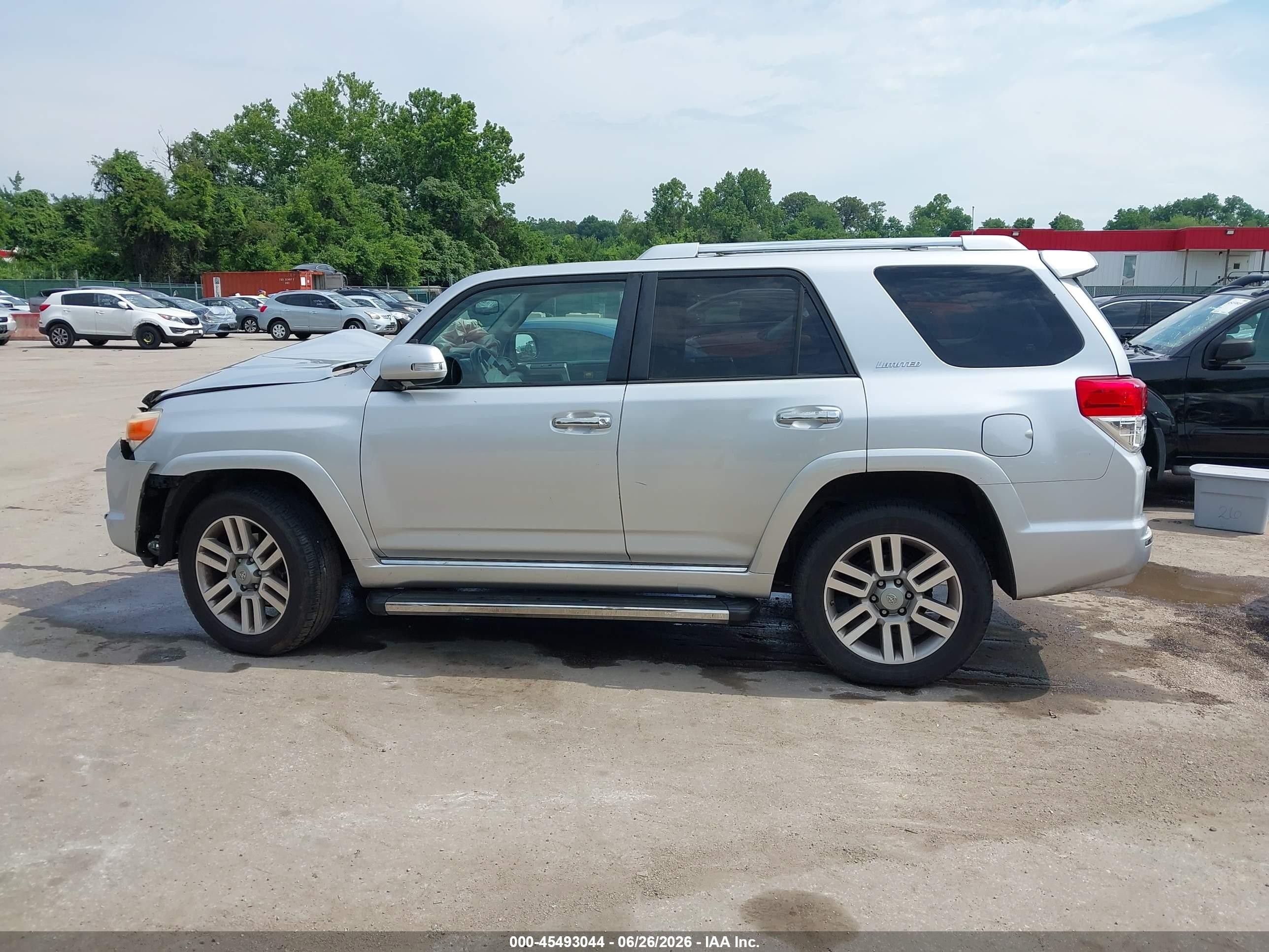 2011 Toyota 4runner Limited V6 Silver vin: JTEBU5JR6B5036896