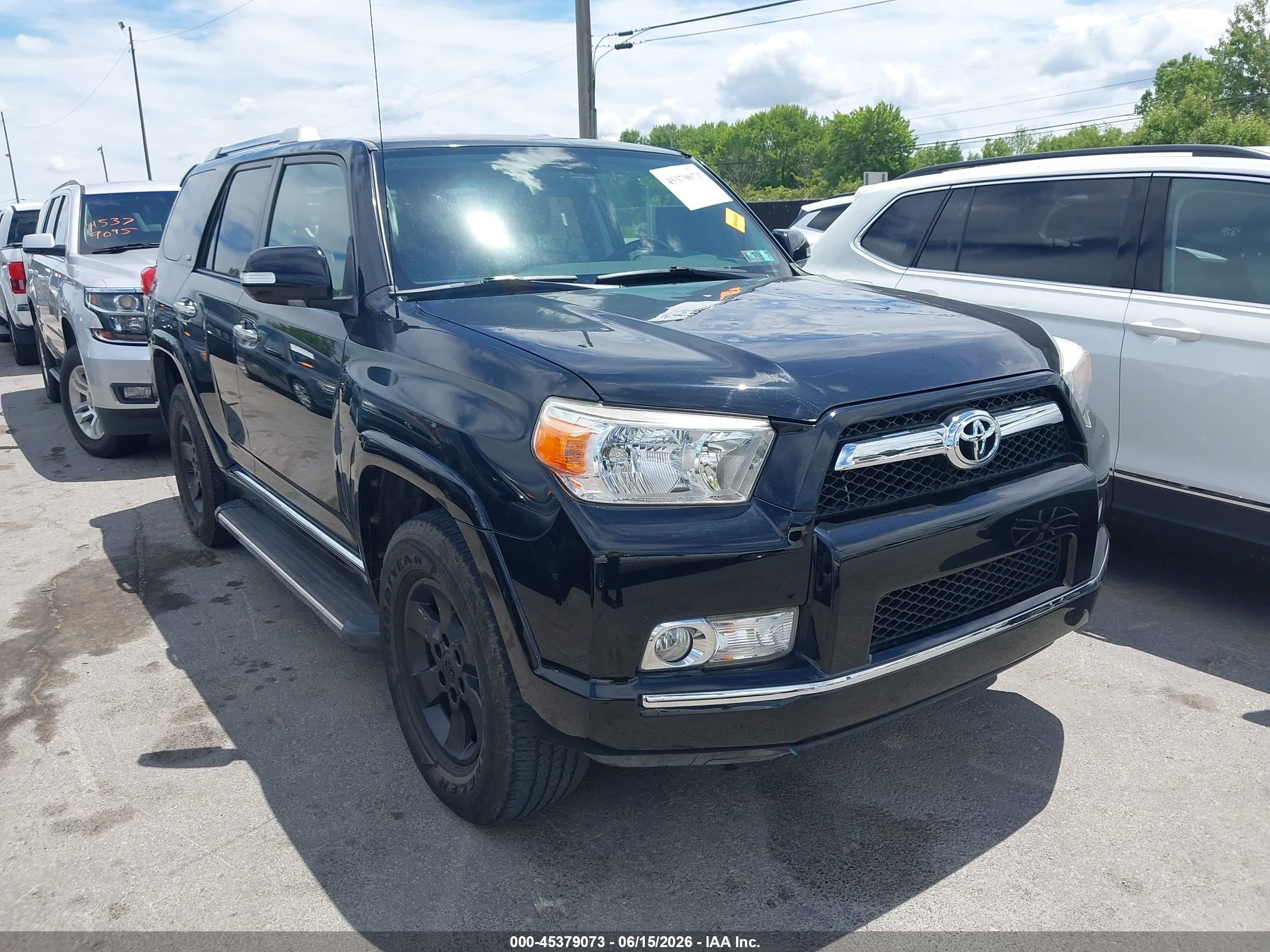2011 Toyota 4runner Sr5 V6 Black vin: JTEBU5JR6B5051298