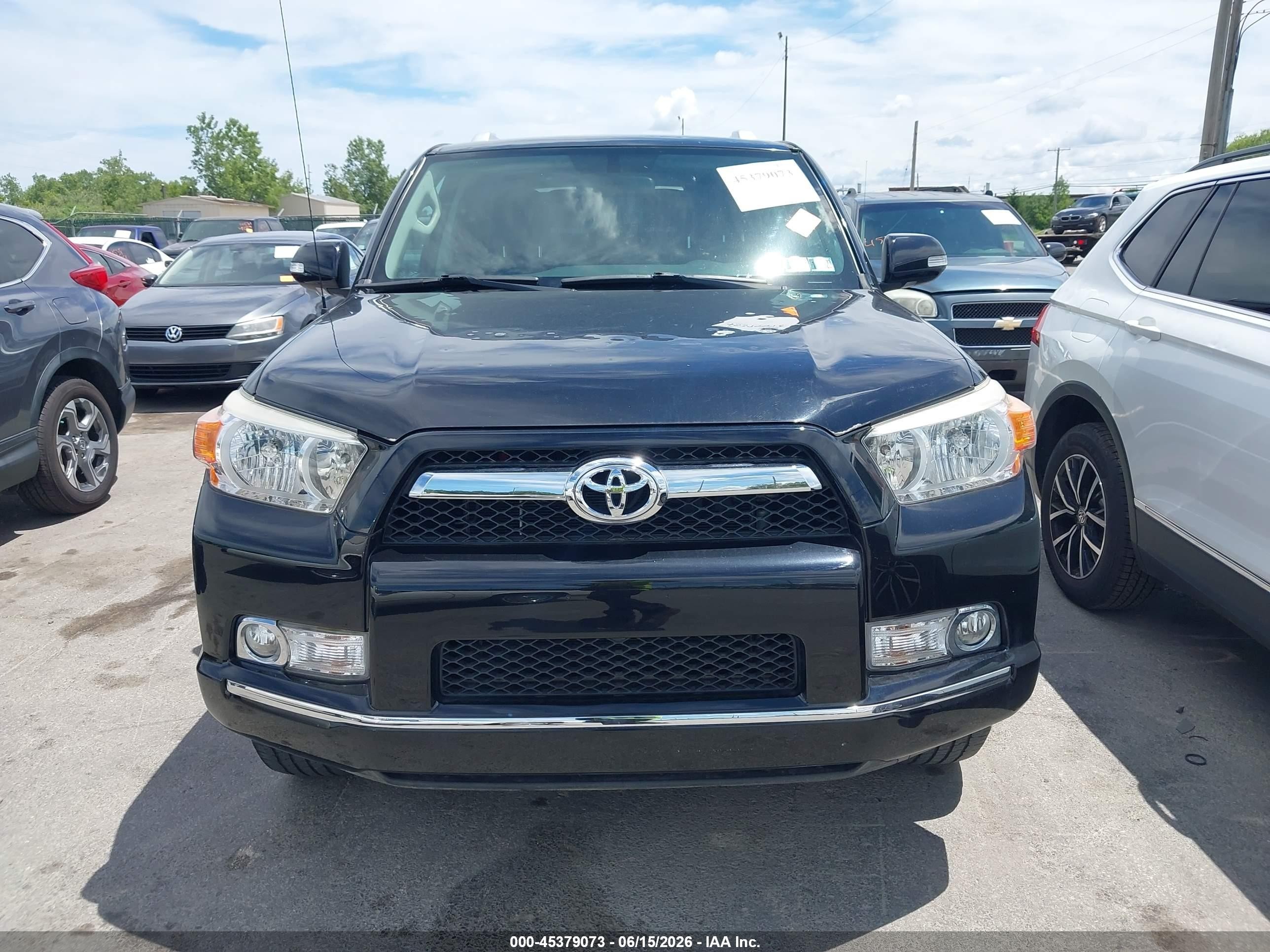 2011 Toyota 4runner Sr5 V6 Black vin: JTEBU5JR6B5051298