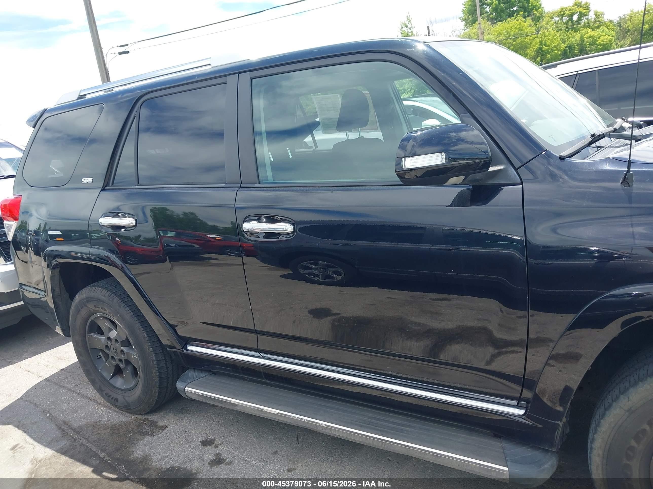 2011 Toyota 4runner Sr5 V6 Black vin: JTEBU5JR6B5051298