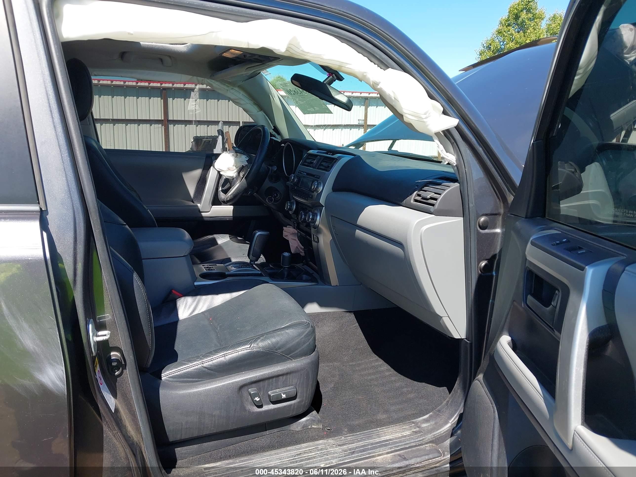 2011 Toyota 4runner Sr5 V6 Gray vin: JTEBU5JR6B5060177