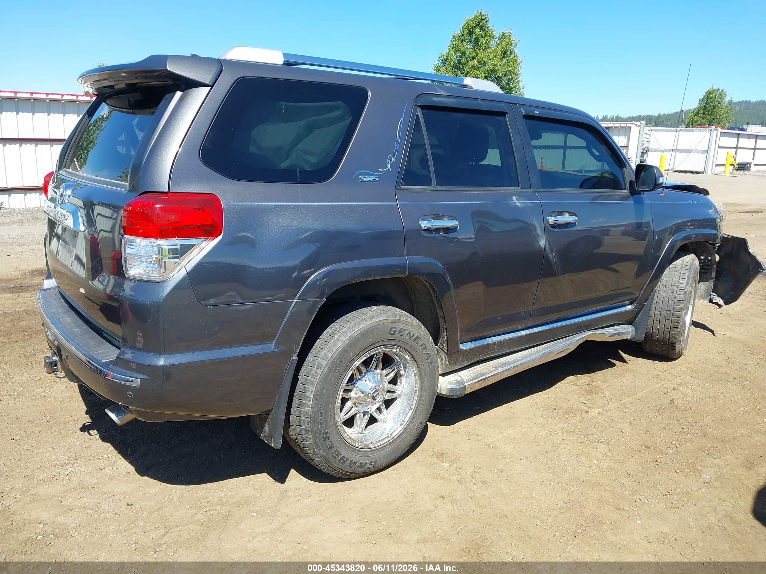 2011 Toyota 4runner Sr5 V6 Gray vin: JTEBU5JR6B5060177