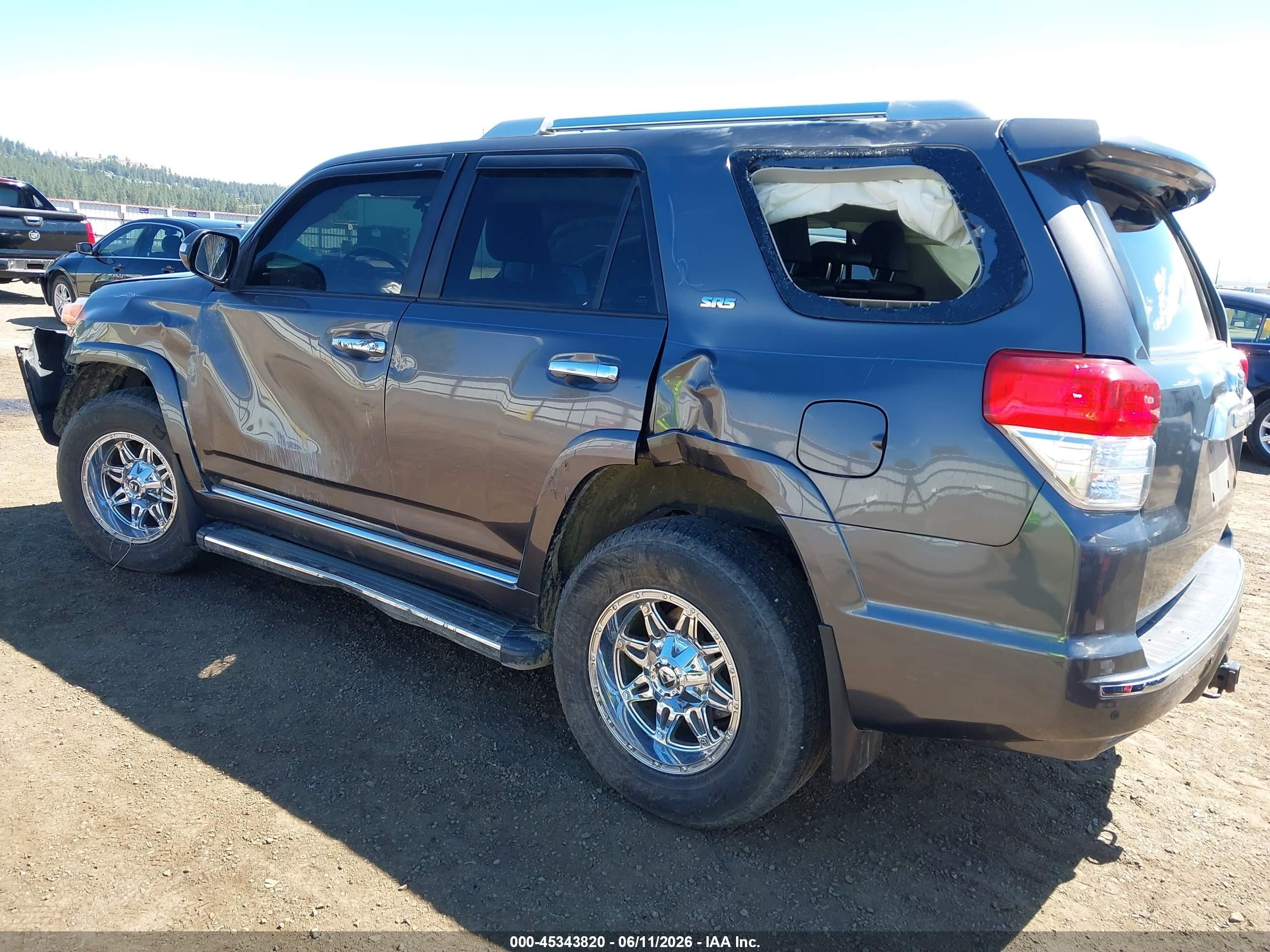 2011 Toyota 4runner Sr5 V6 Gray vin: JTEBU5JR6B5060177