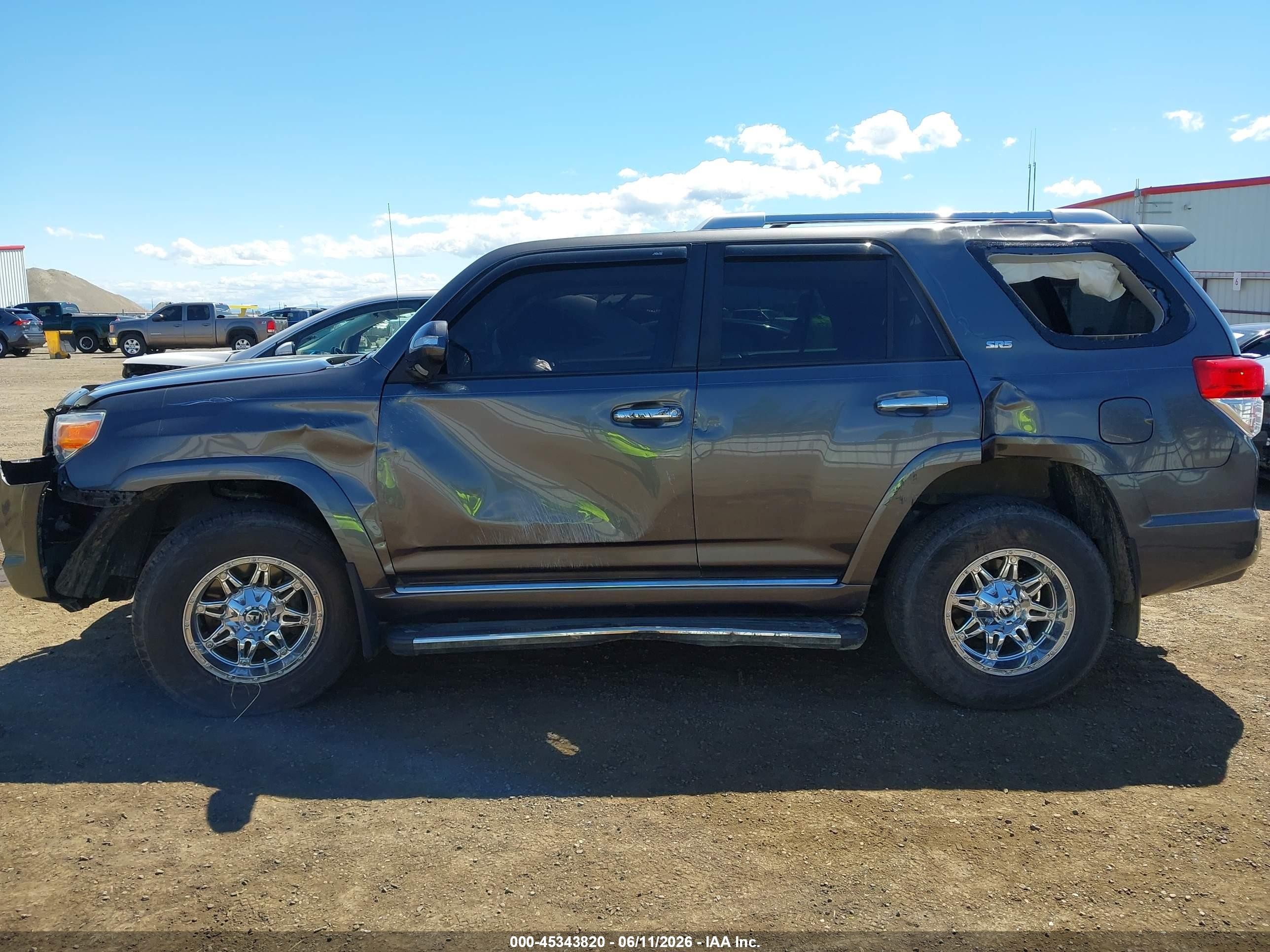 2011 Toyota 4runner Sr5 V6 Gray vin: JTEBU5JR6B5060177