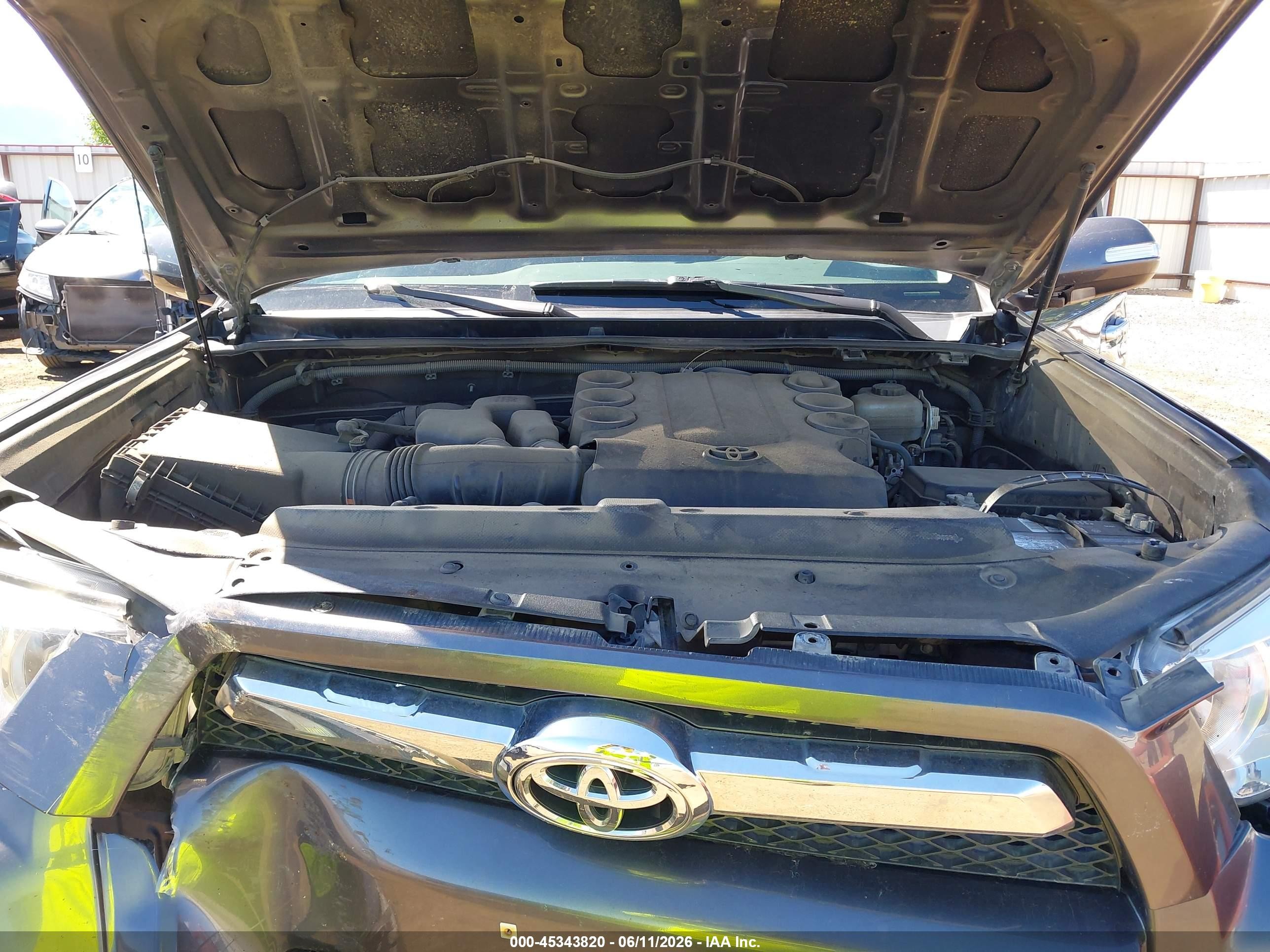 2011 Toyota 4runner Sr5 V6 Gray vin: JTEBU5JR6B5060177