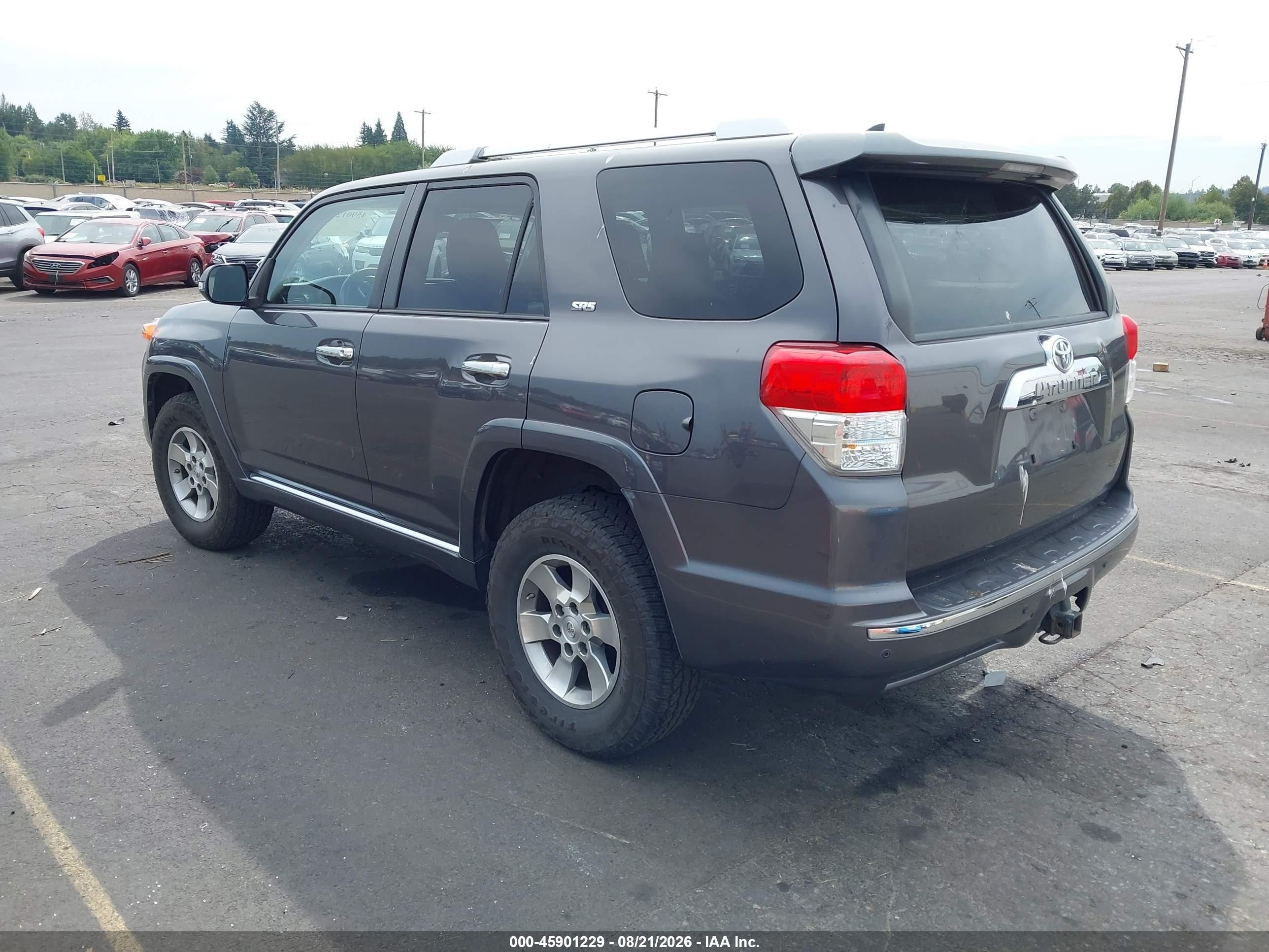 2011 Toyota 4runner Sr5 V6 Gray vin: JTEBU5JR6B5069641