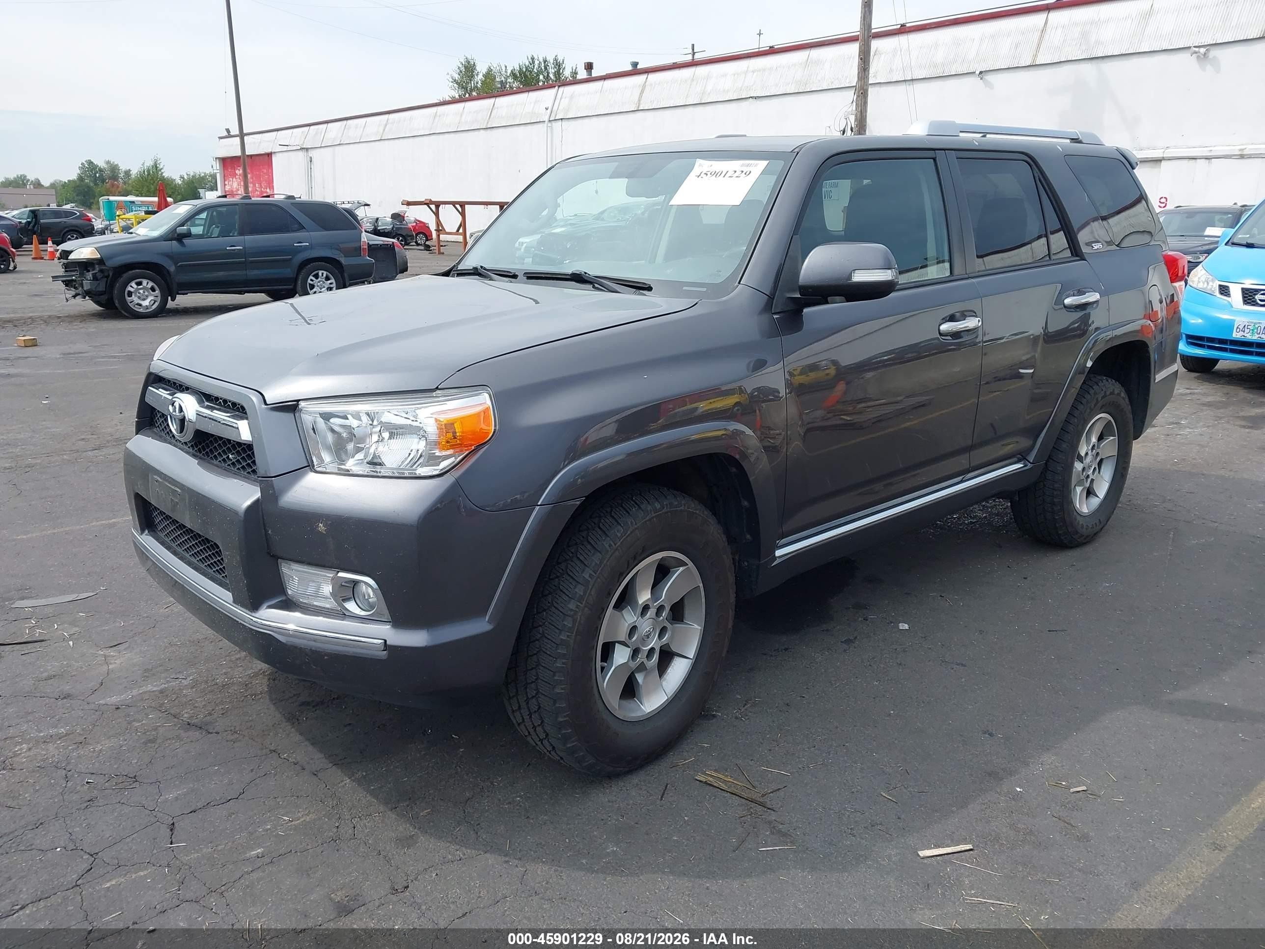 2011 Toyota 4runner Sr5 V6 Gray vin: JTEBU5JR6B5069641