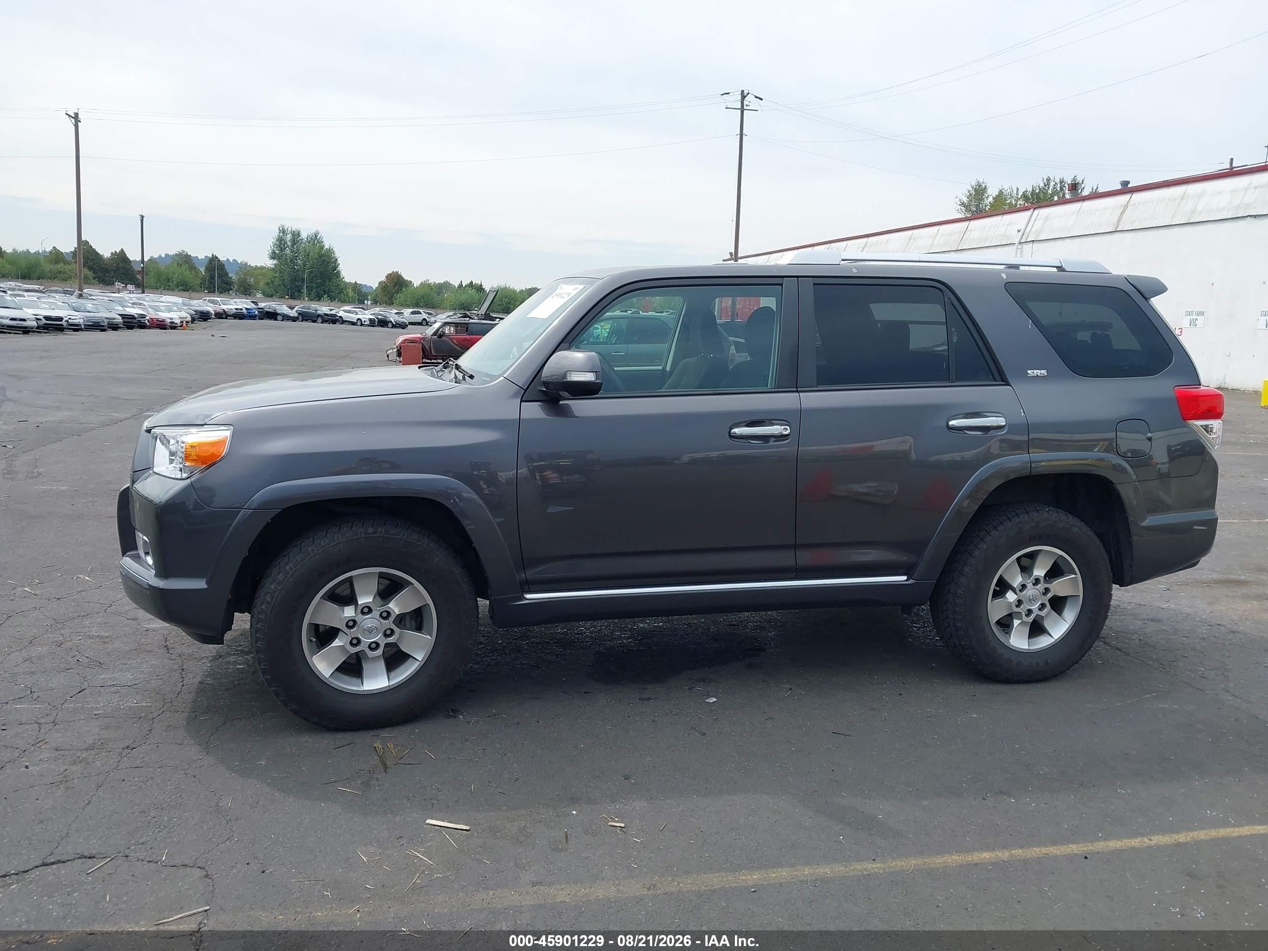 2011 Toyota 4runner Sr5 V6 Gray vin: JTEBU5JR6B5069641