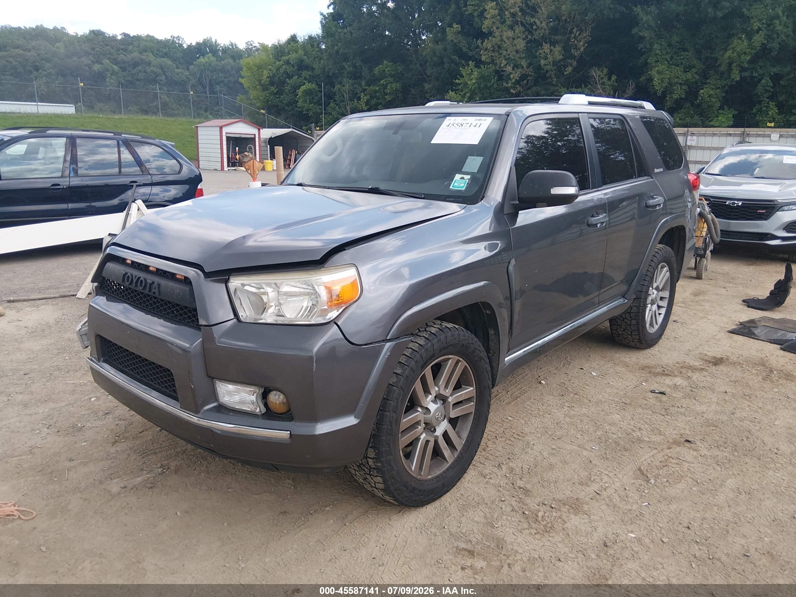 2012 Toyota 4runner Limited Gray vin: JTEBU5JR6C5087204