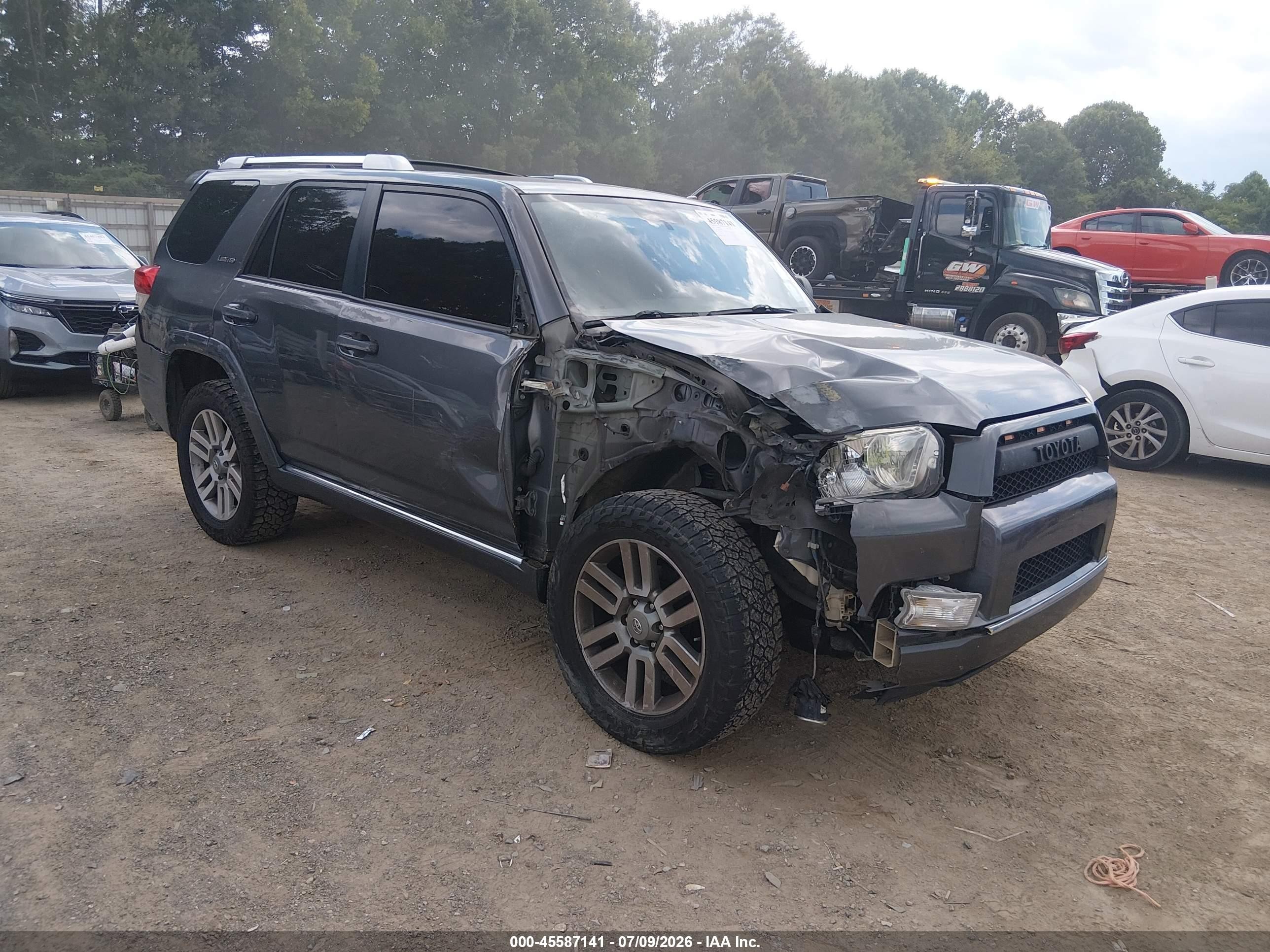 2012 Toyota 4runner Limited Gray vin: JTEBU5JR6C5087204