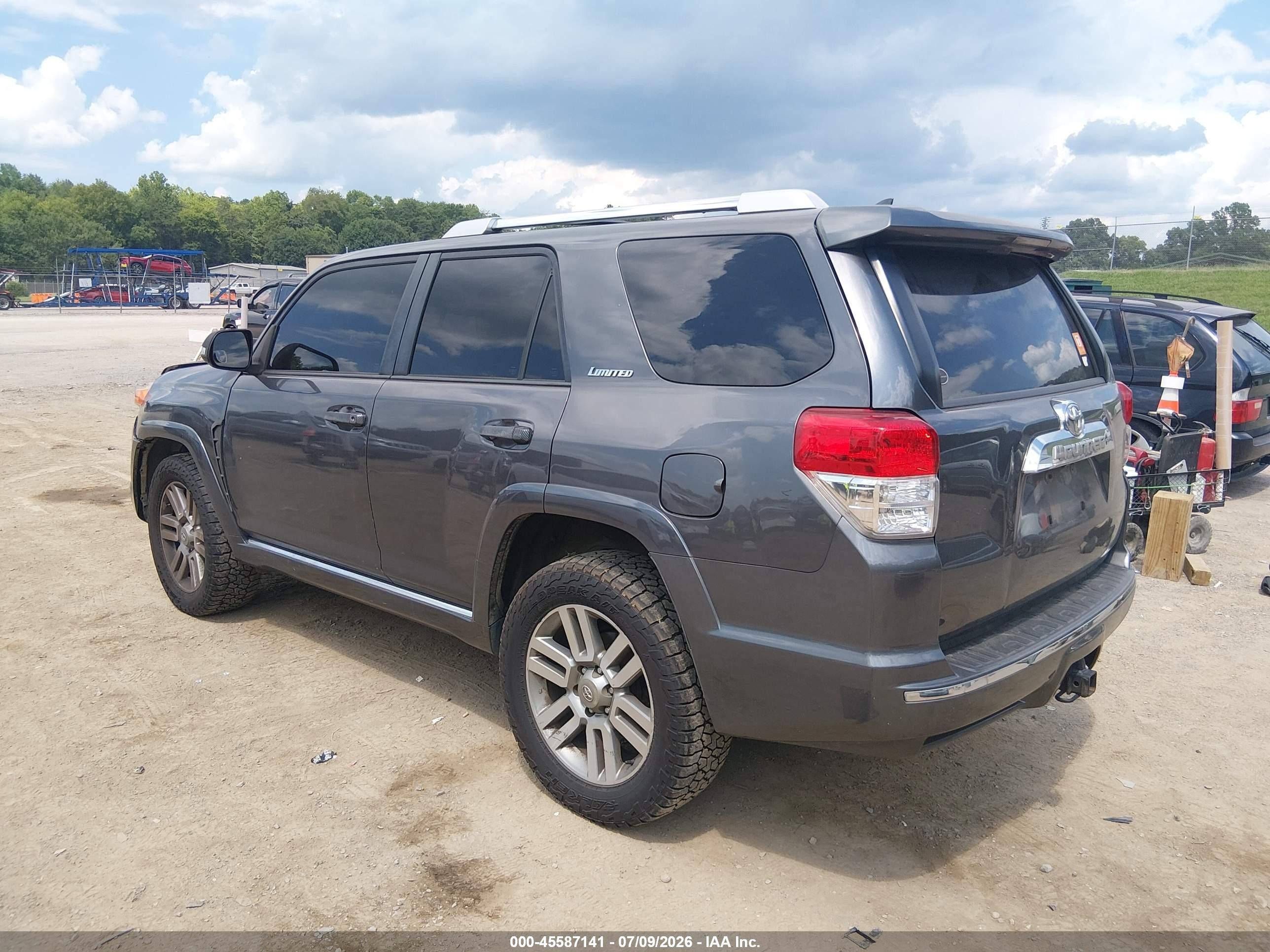 2012 Toyota 4runner Limited Gray vin: JTEBU5JR6C5087204