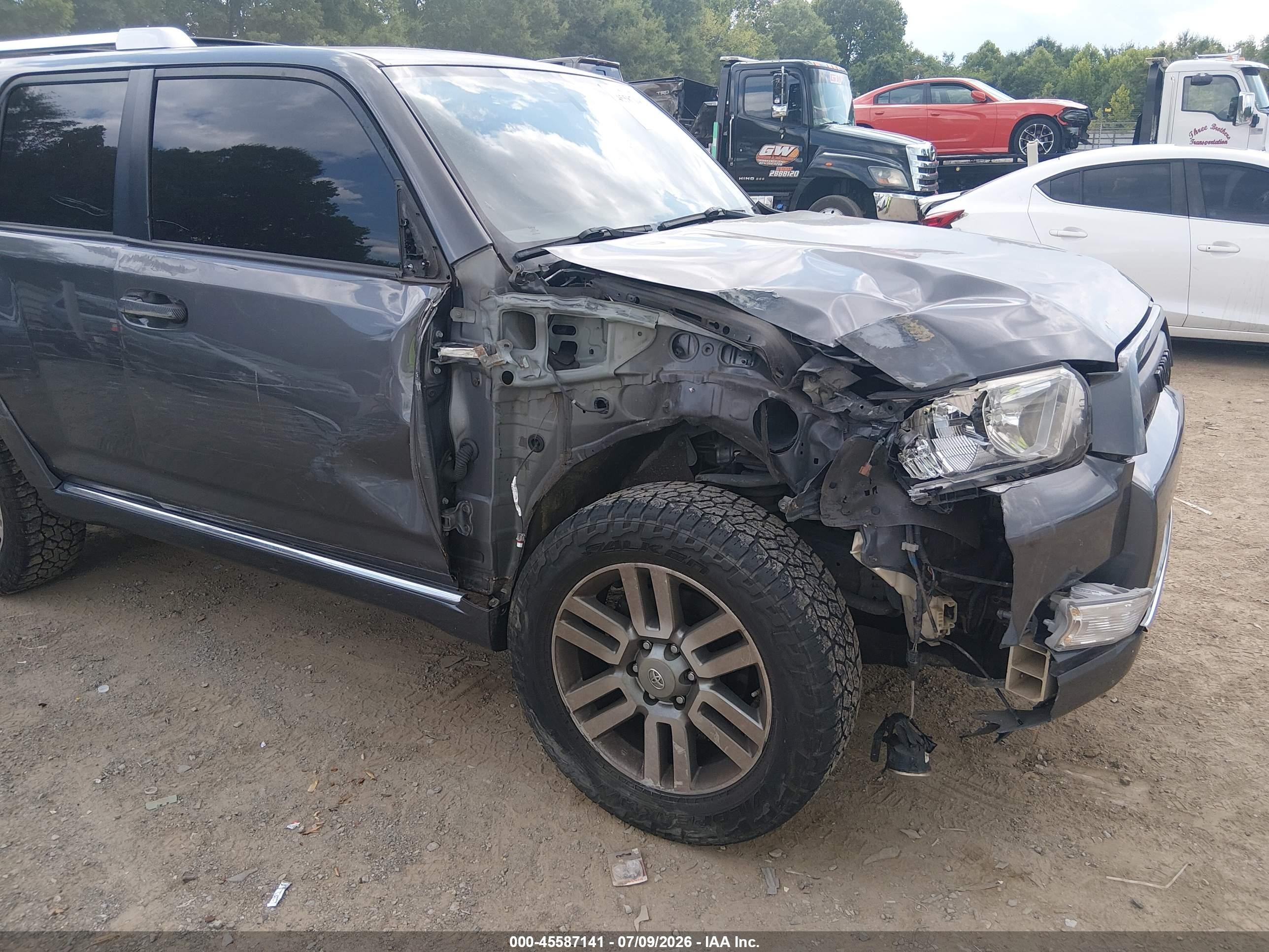 2012 Toyota 4runner Limited Gray vin: JTEBU5JR6C5087204