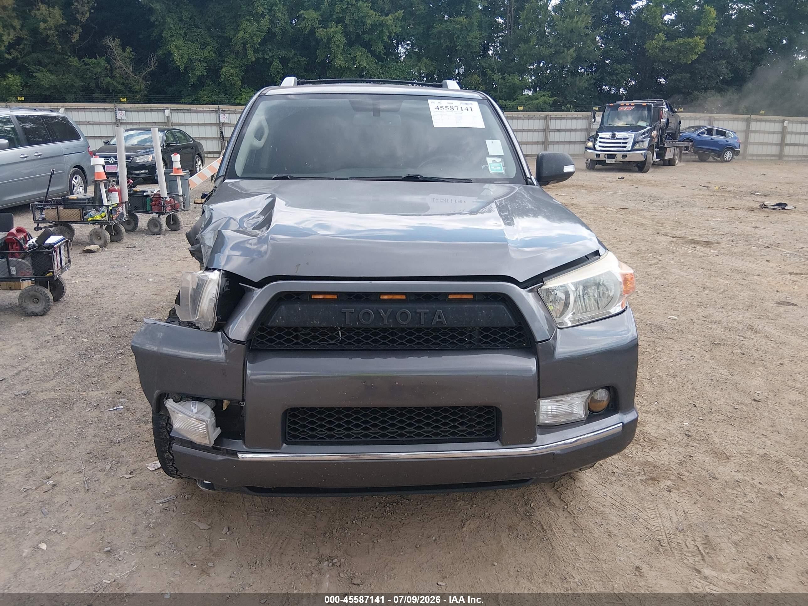 2012 Toyota 4runner Limited Gray vin: JTEBU5JR6C5087204